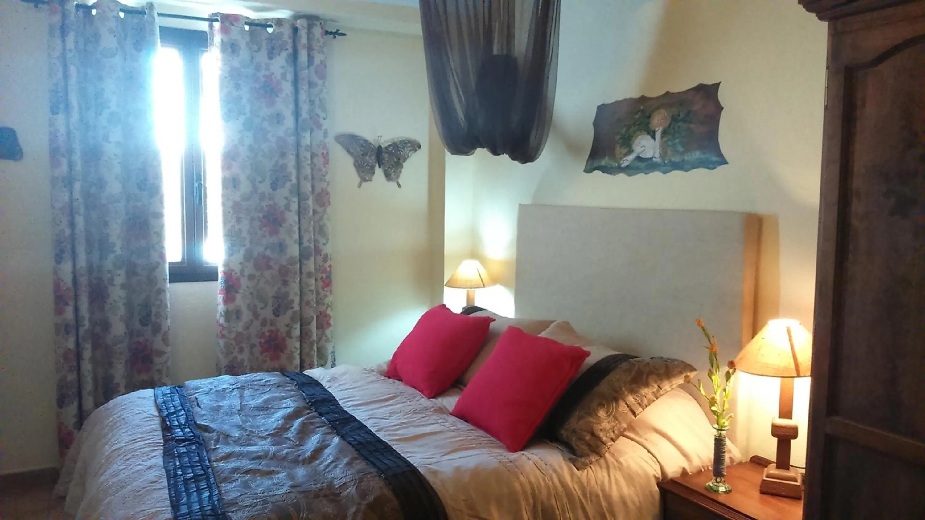 Bedroom, Bed in Hostal Rural Molino Del Bombo