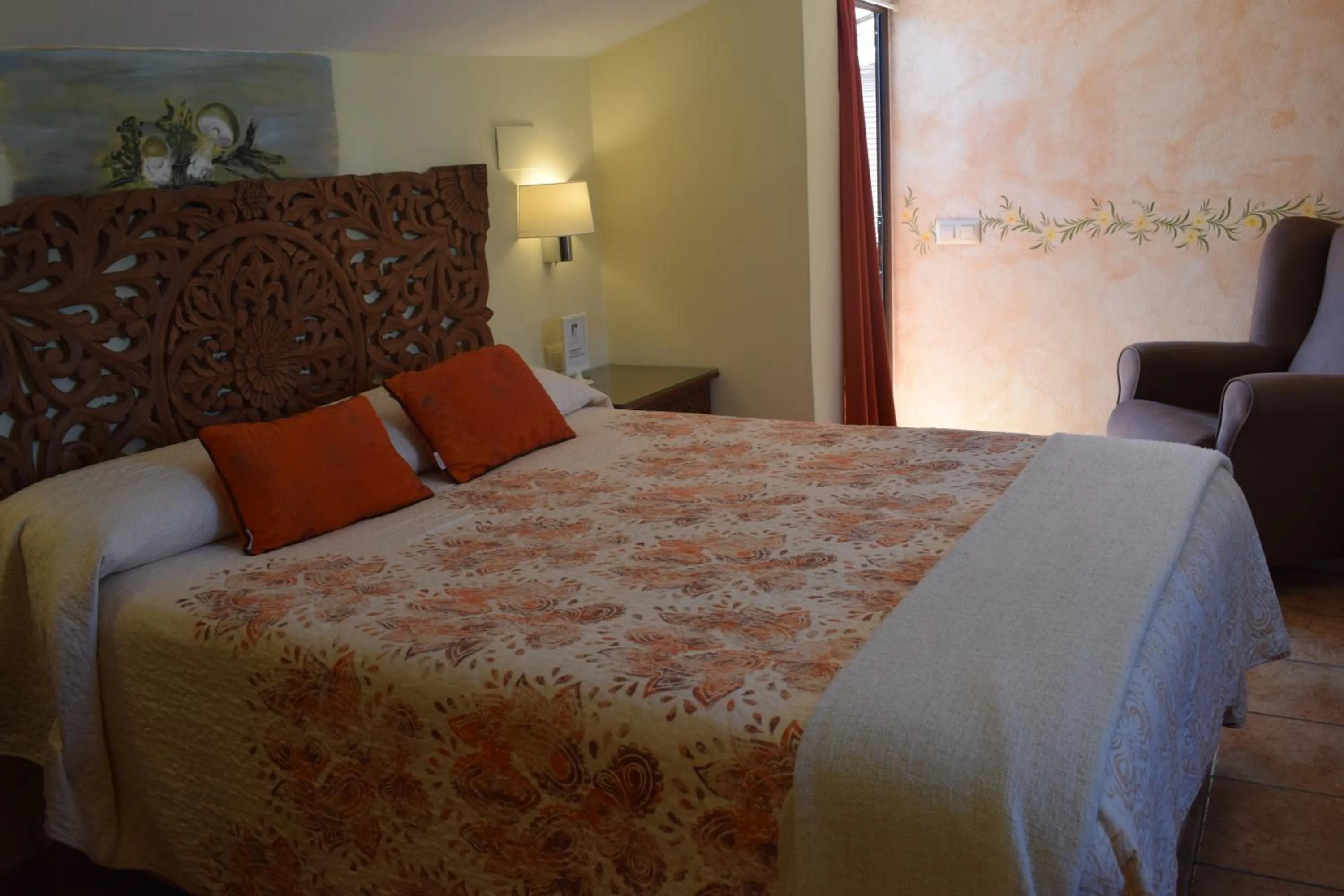 Bed in Hostal Rural Molino Del Bombo