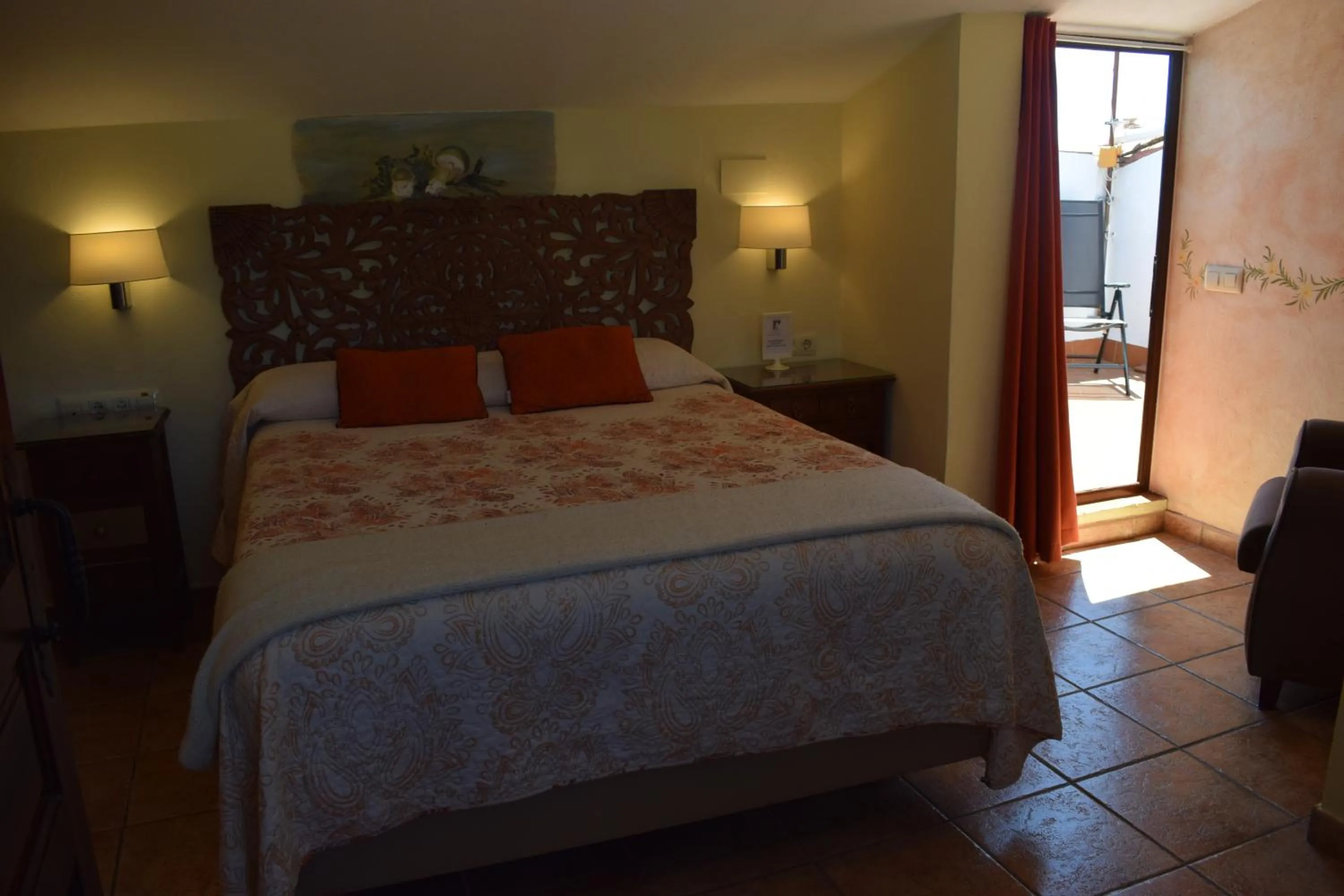 Bed in Hostal Rural Molino Del Bombo