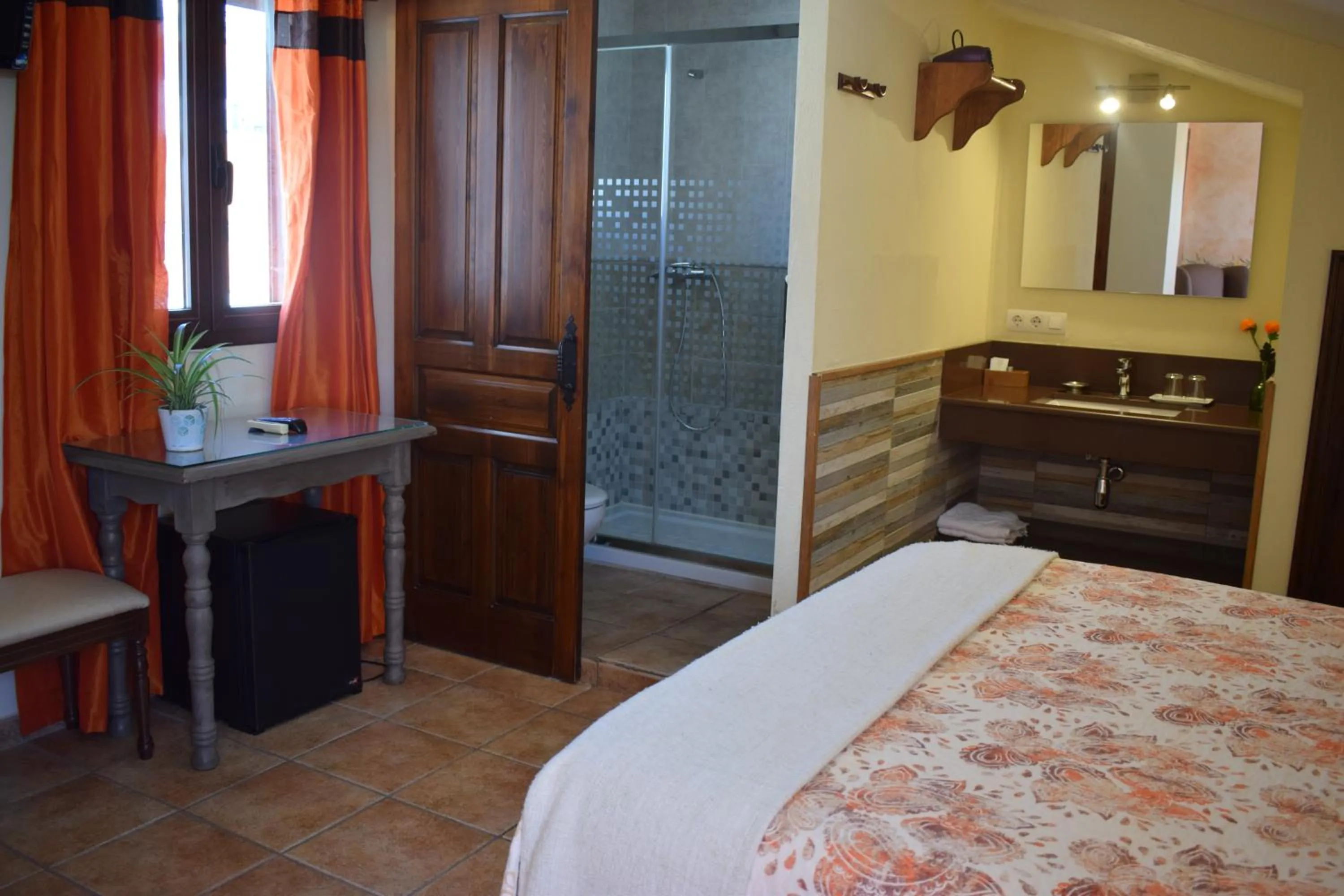 Bed in Hostal Rural Molino Del Bombo