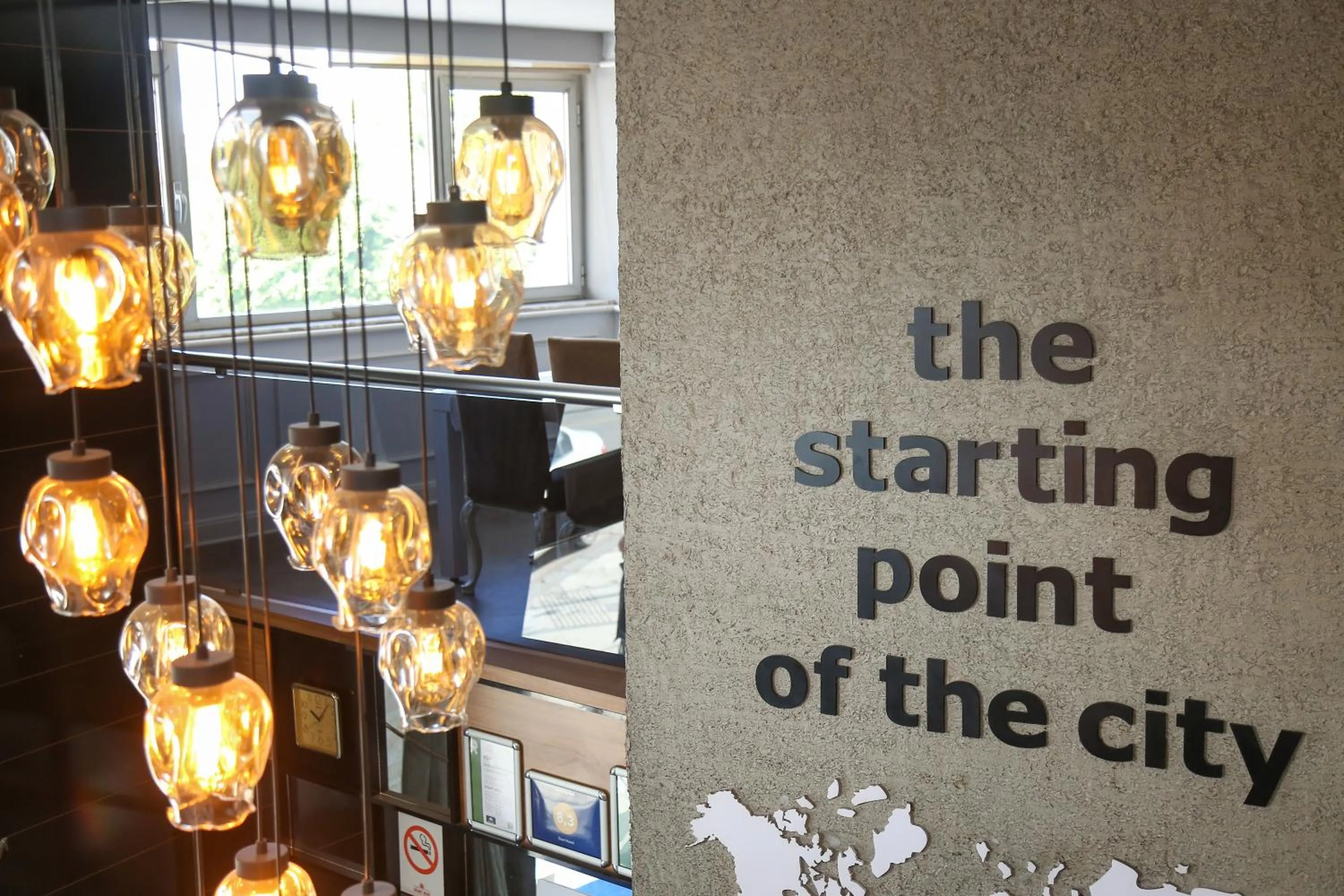 Lobby or reception in Start Hotel