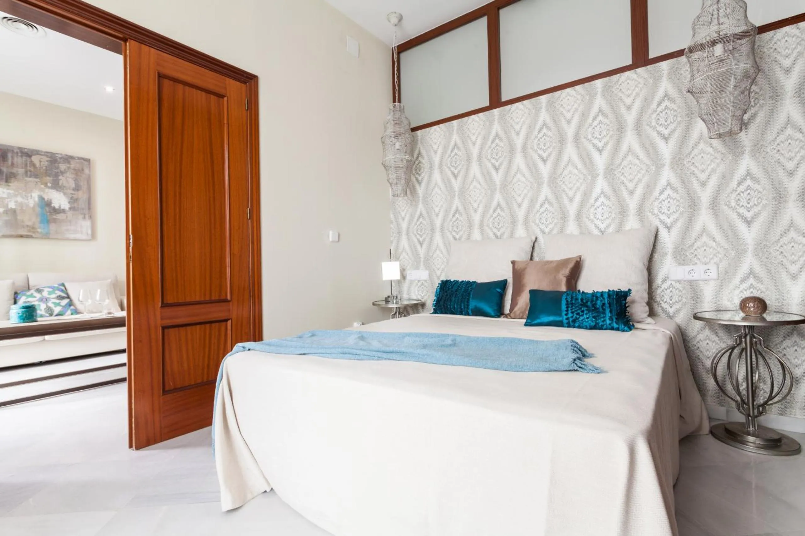 Bed in Green-Apartments Sierpes