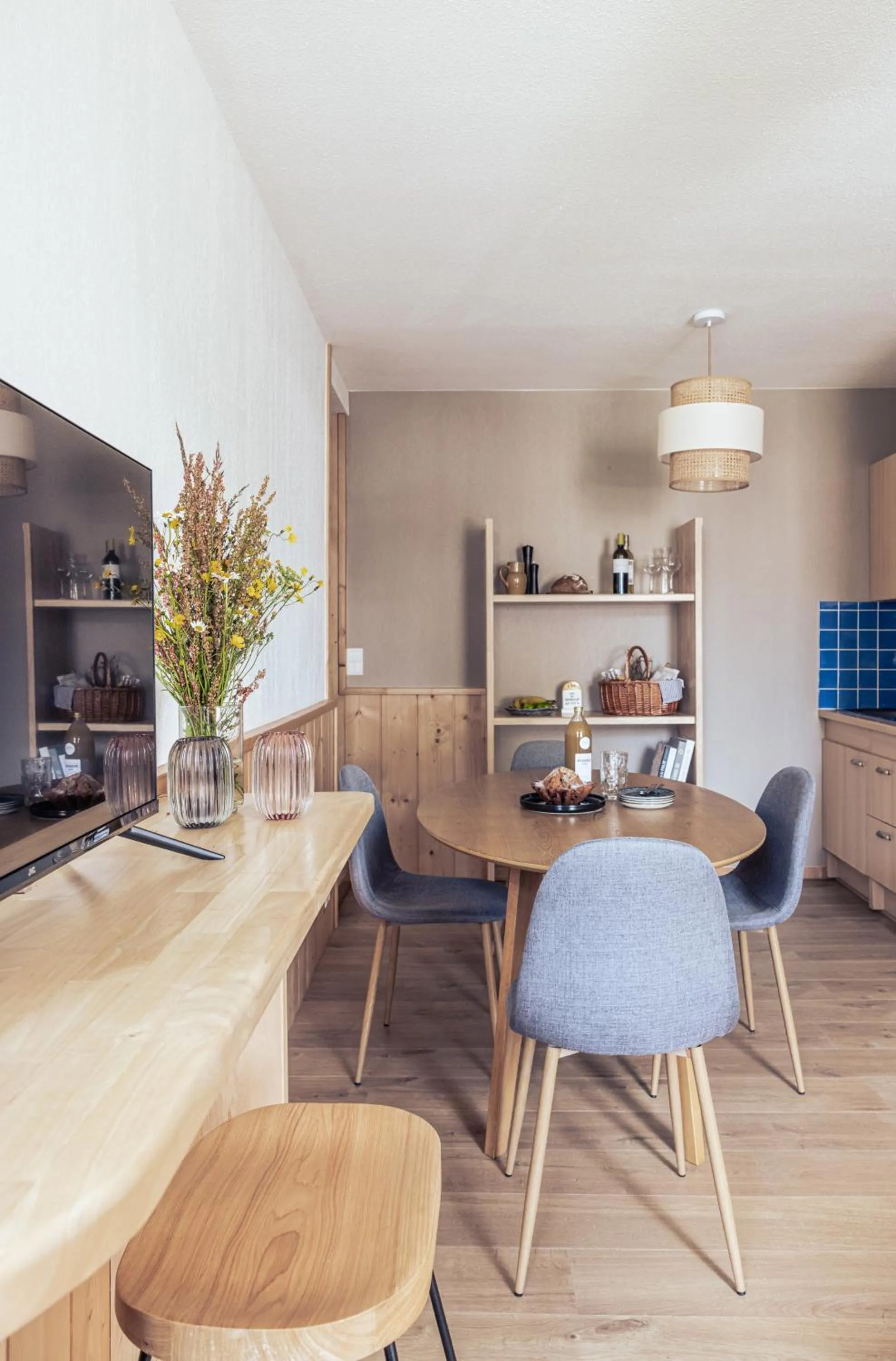 Kitchen or kitchenette in Le Clos du 5 - Appart Hotel Bagneres