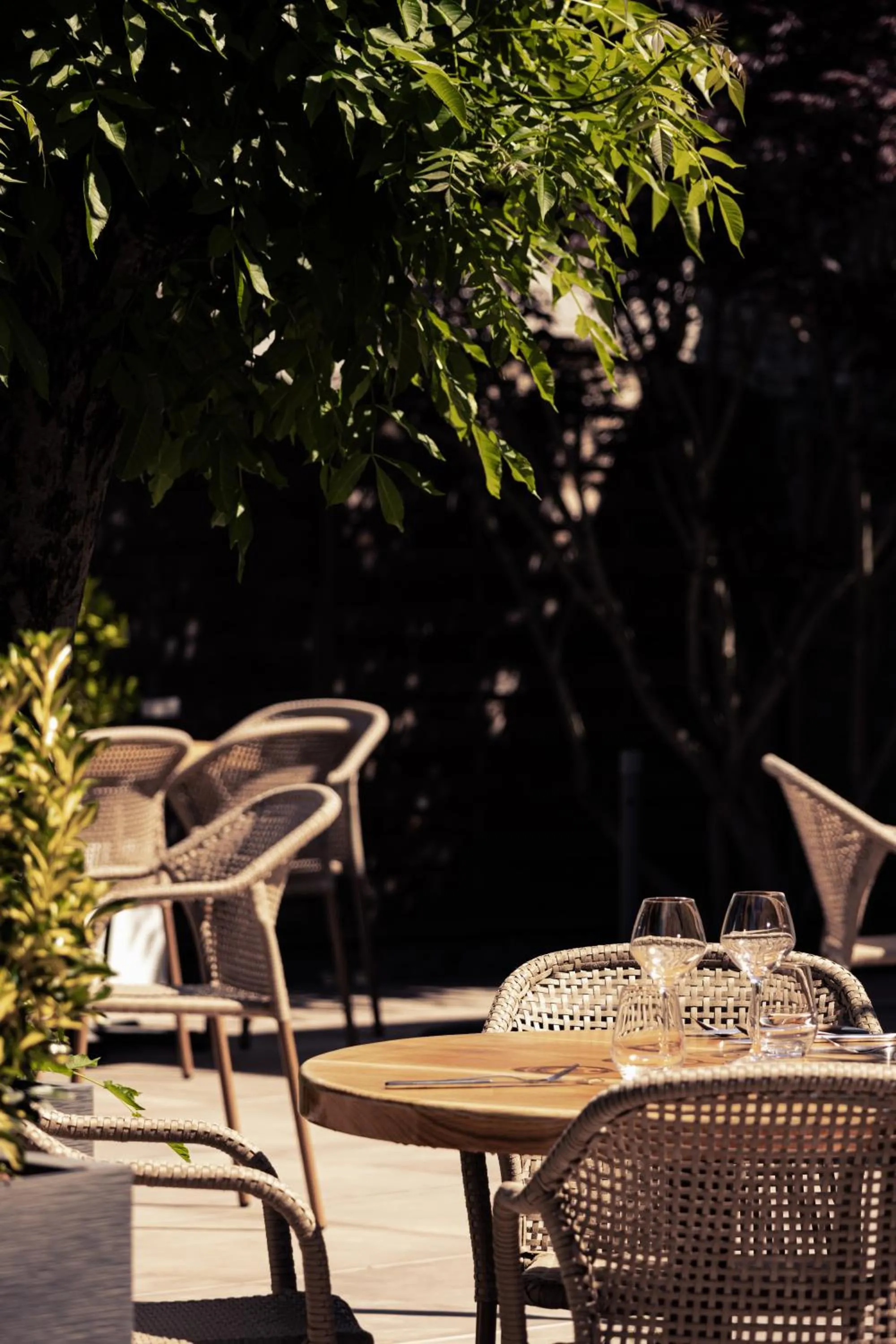 Patio in Le Clos du 5 - Appart Hotel Bagneres