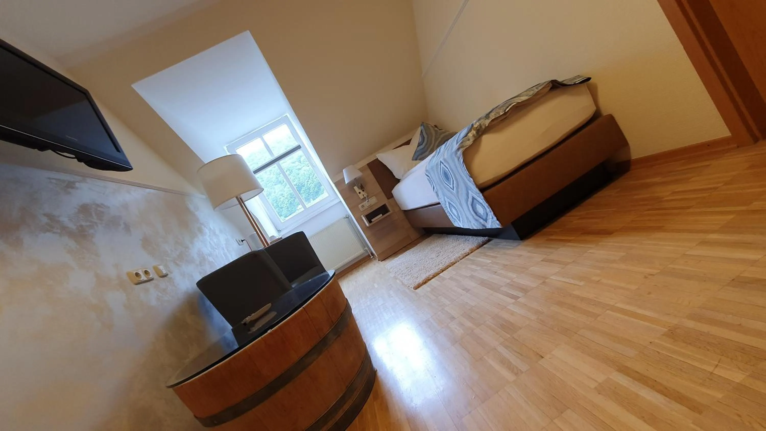 Bedroom, Bed in Hotel Zum Anker-THULLs Restaurant