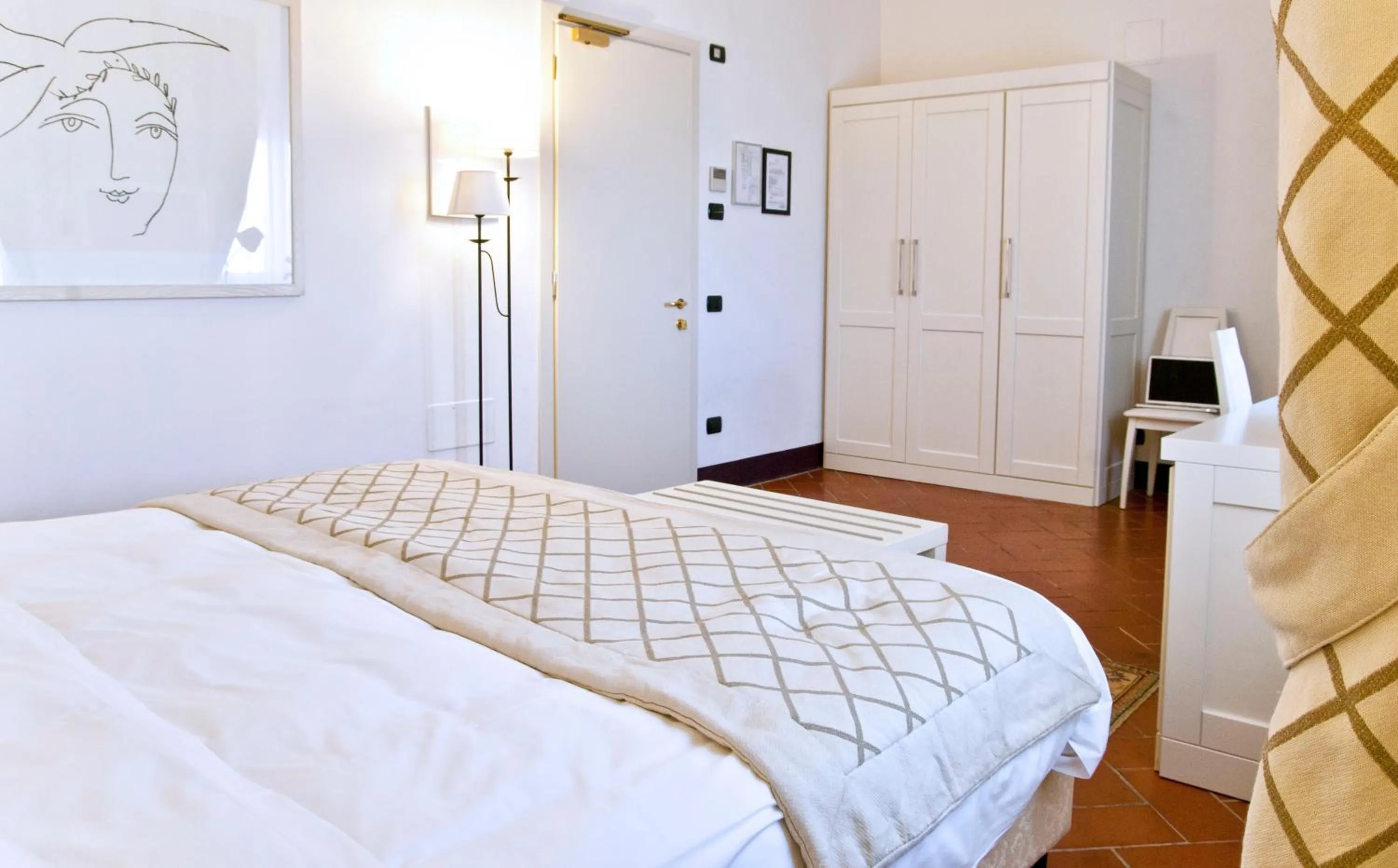 Bed in Hotel San Miniato