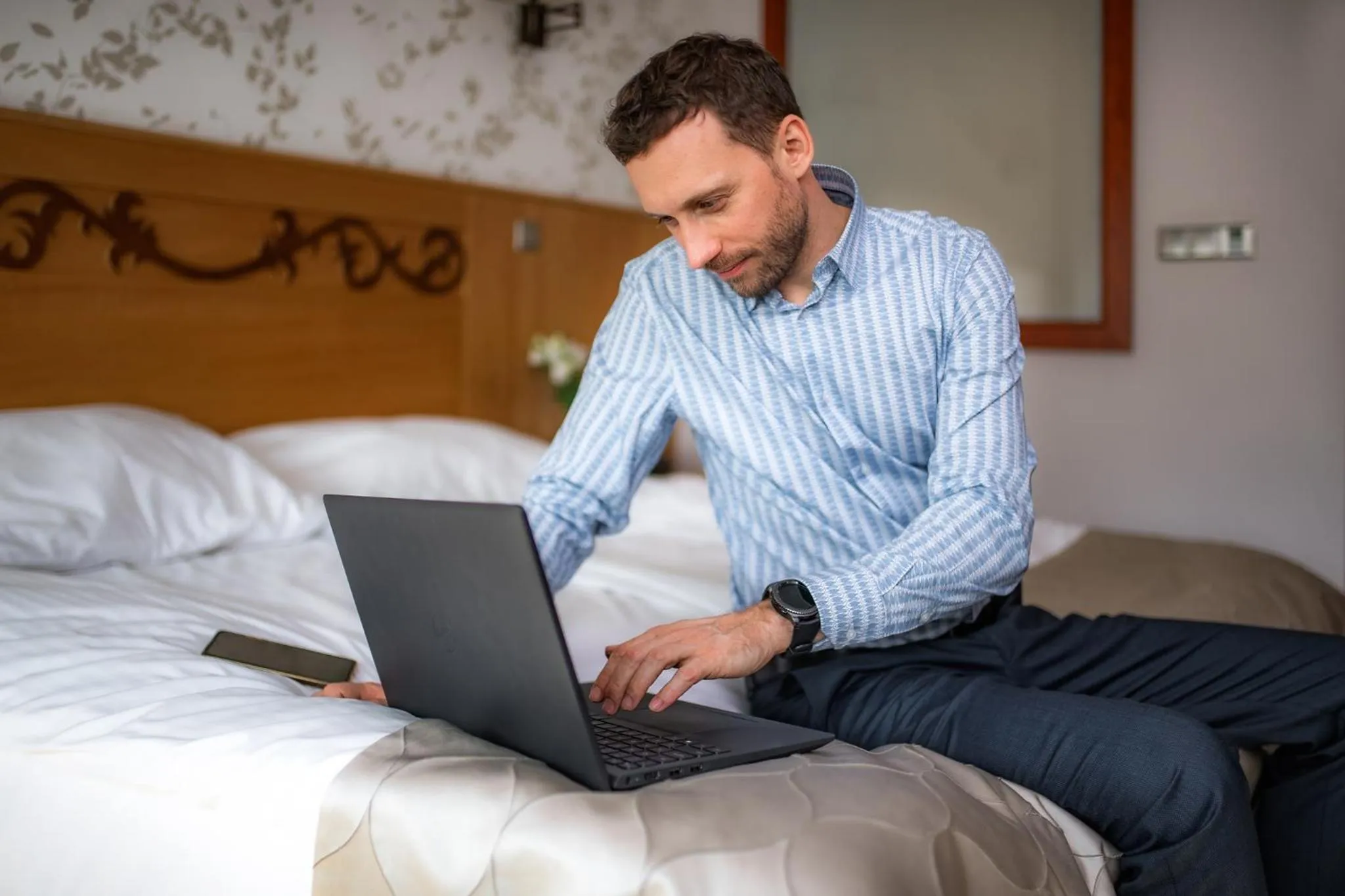 Bedroom, Bed in Hotel Park Kajetany