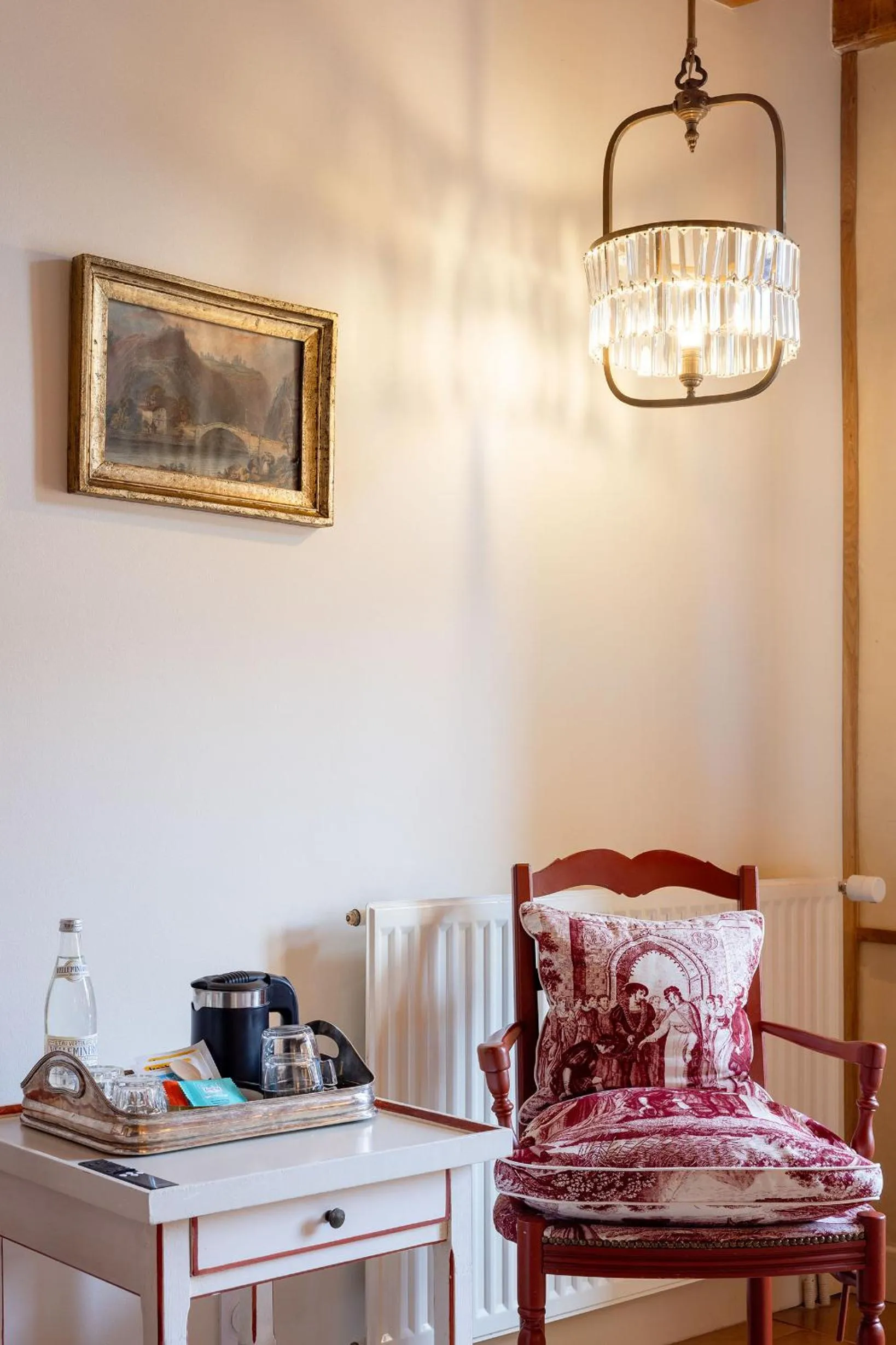 Seating area, Bed in Le Champ des Oiseaux Hôtel & Spa