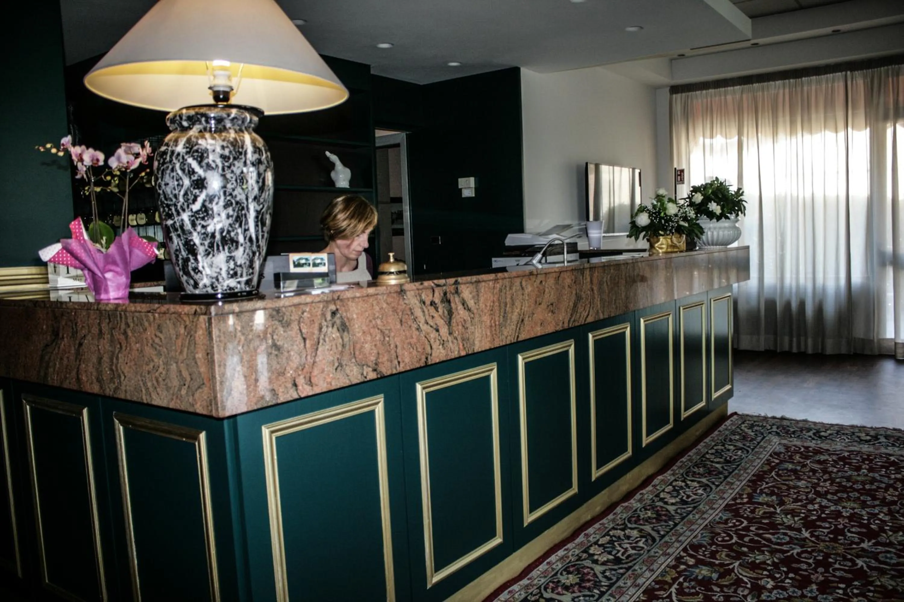 Lobby or reception in Hotel Quadrifoglio