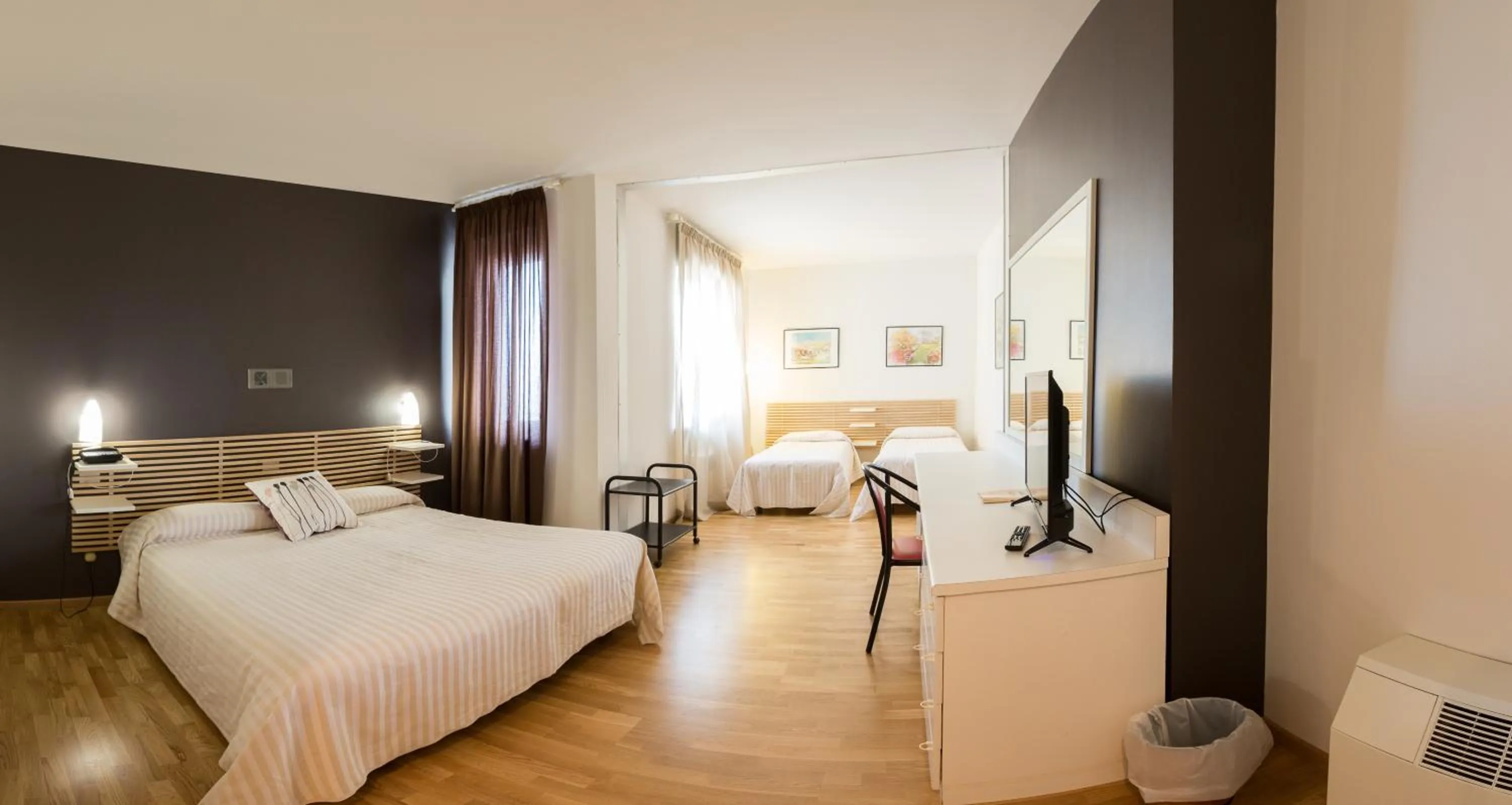 Bed in Hotel Quadrifoglio