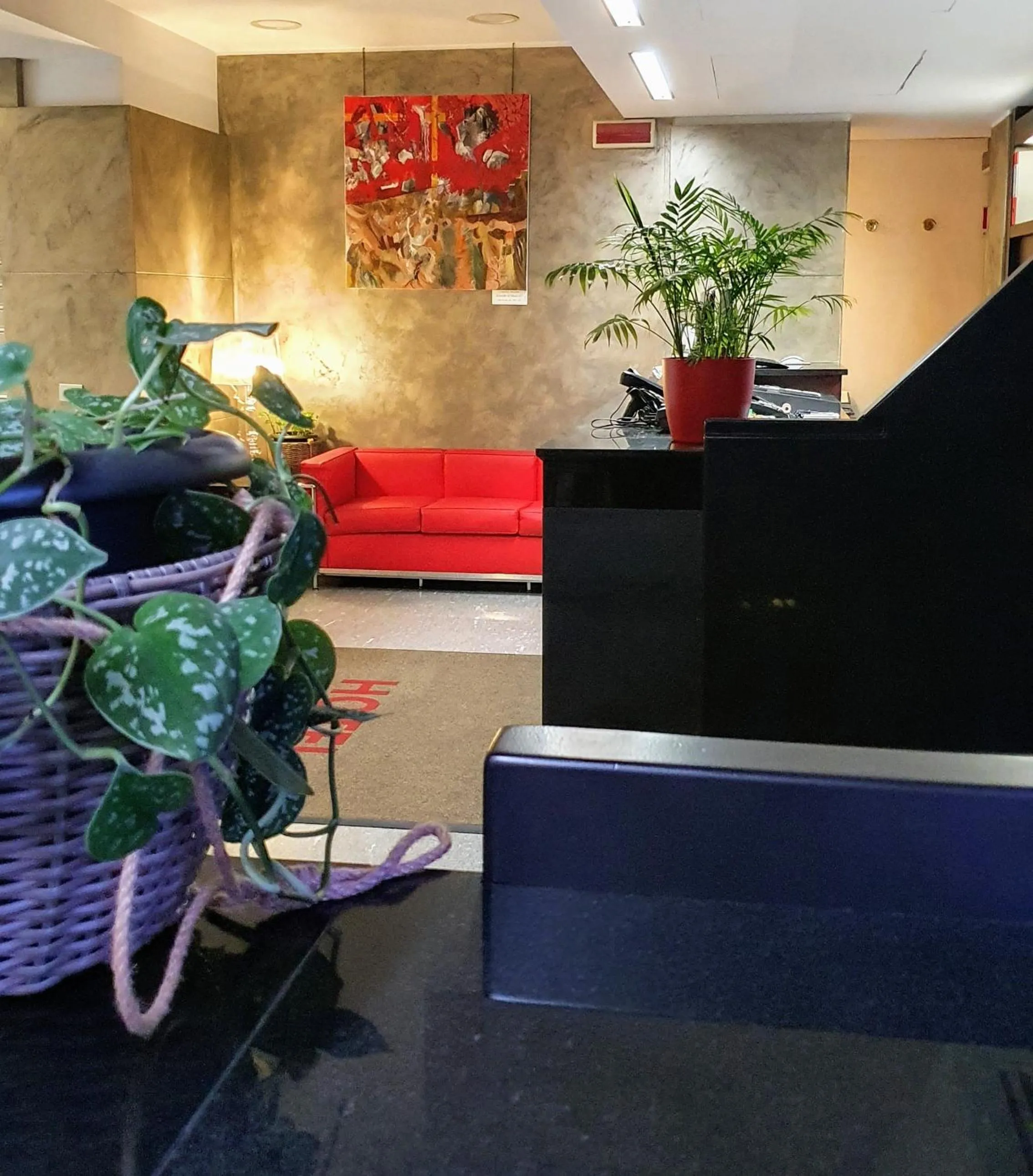 Lobby or reception in Hotel Metrò