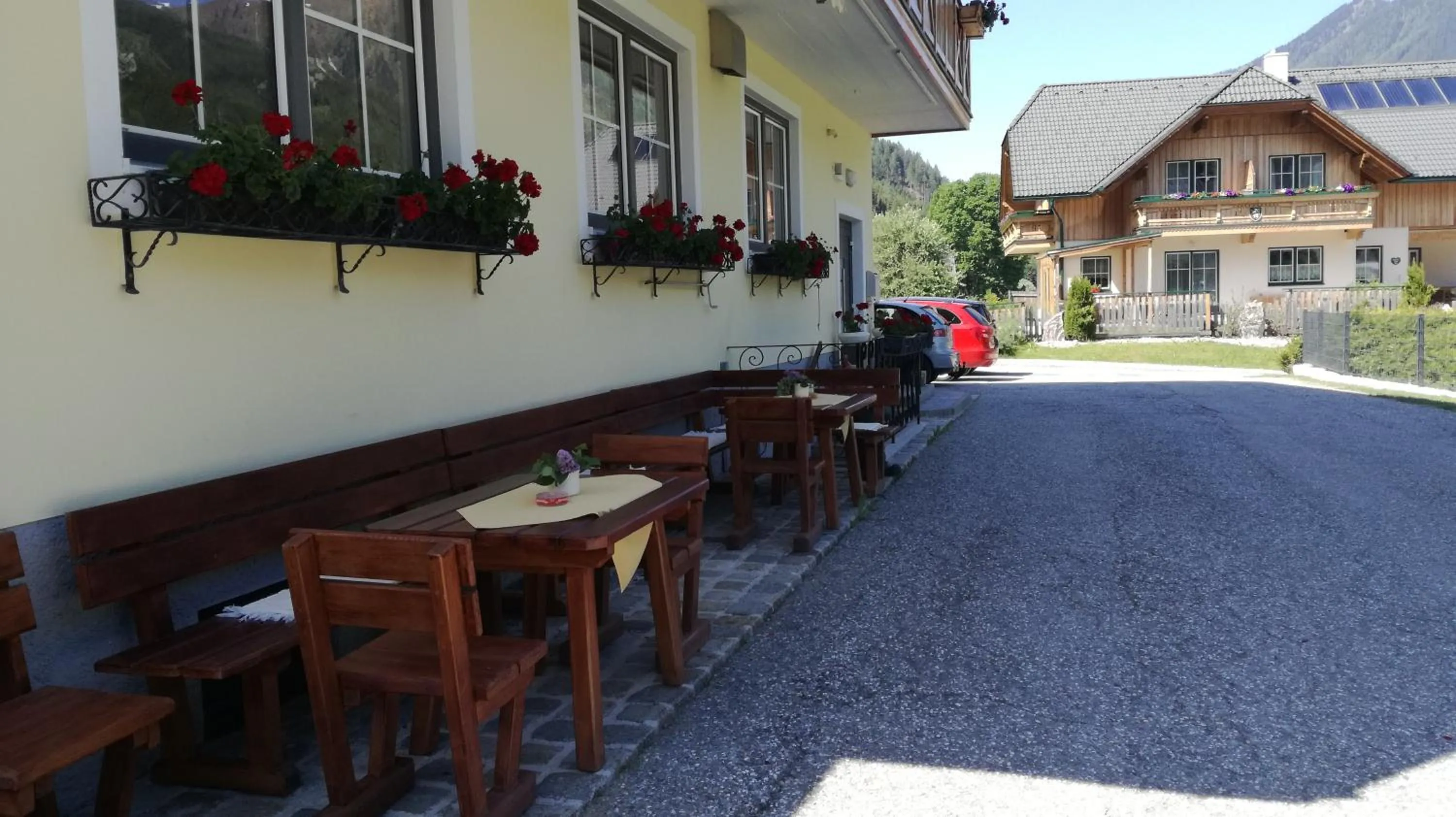 Patio in Familien & Wander-Pension Purkhardt