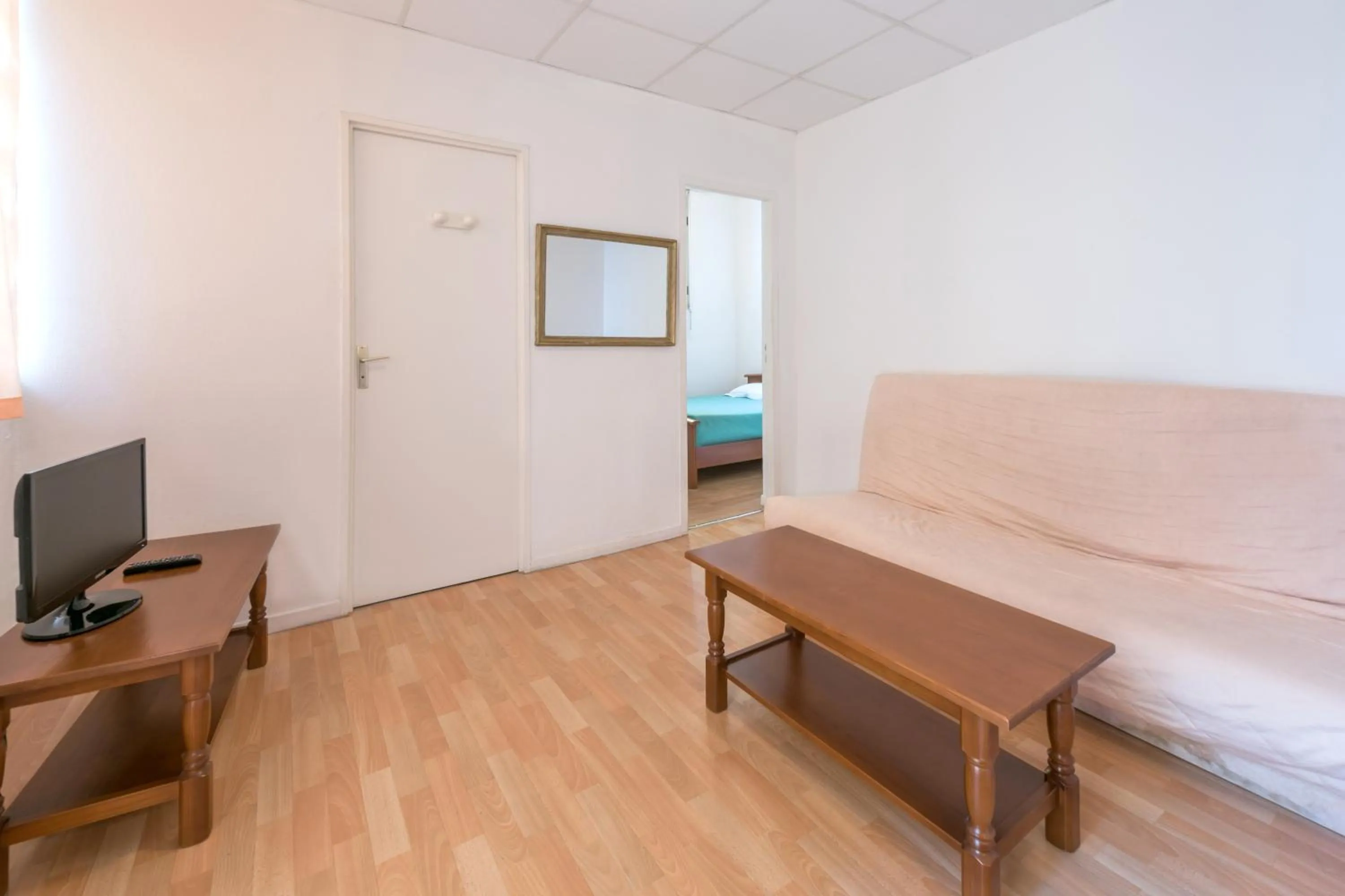 Living room, Bed in City Résidence Termalia