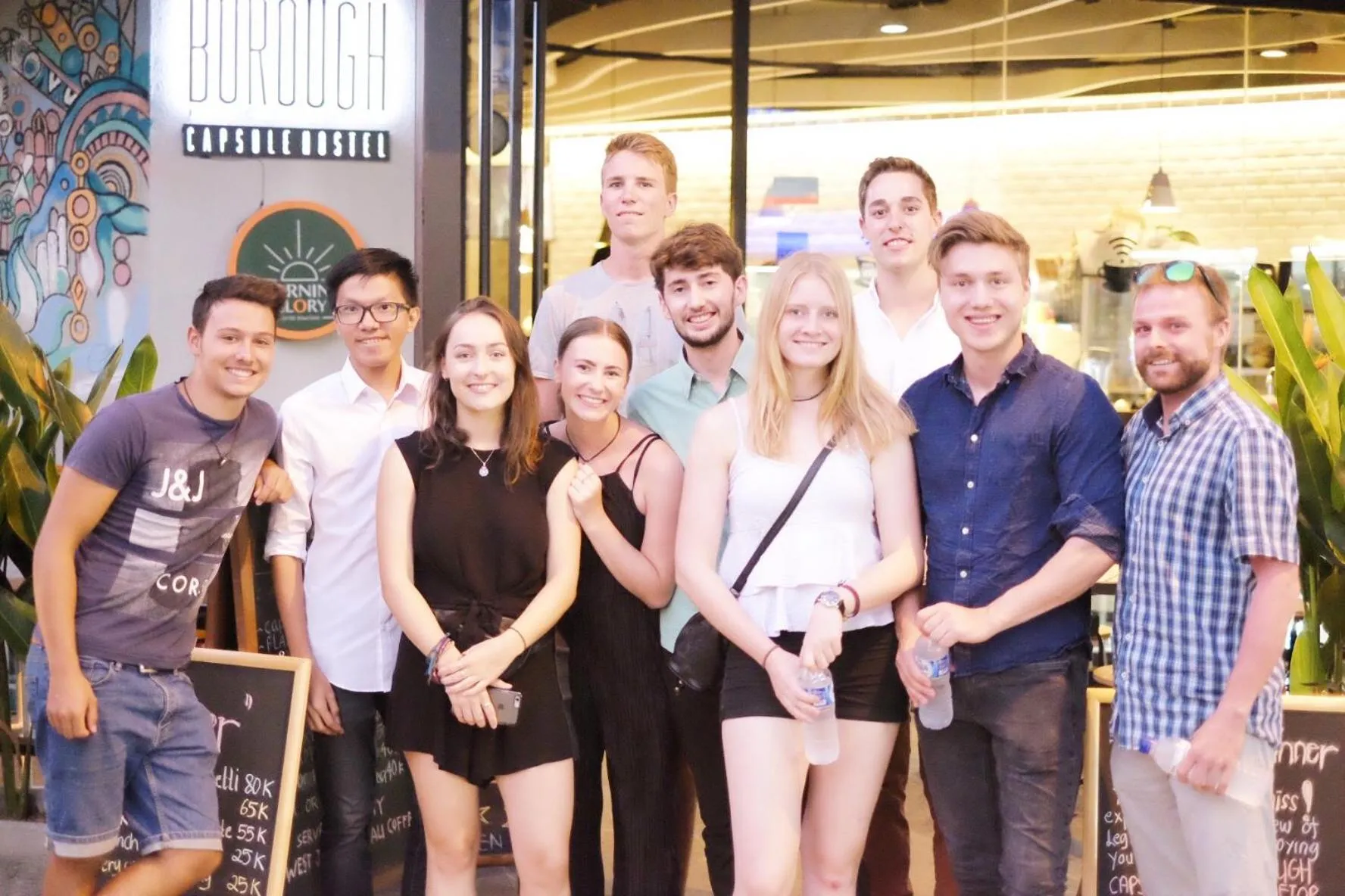 People in Borough Capsule Hostel Bali