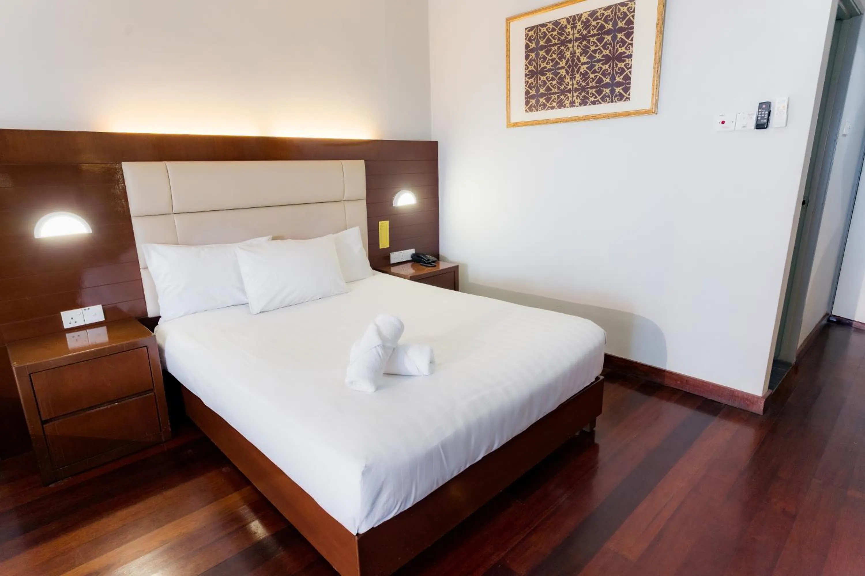 Bed in Langkah Syabas Beach Resort