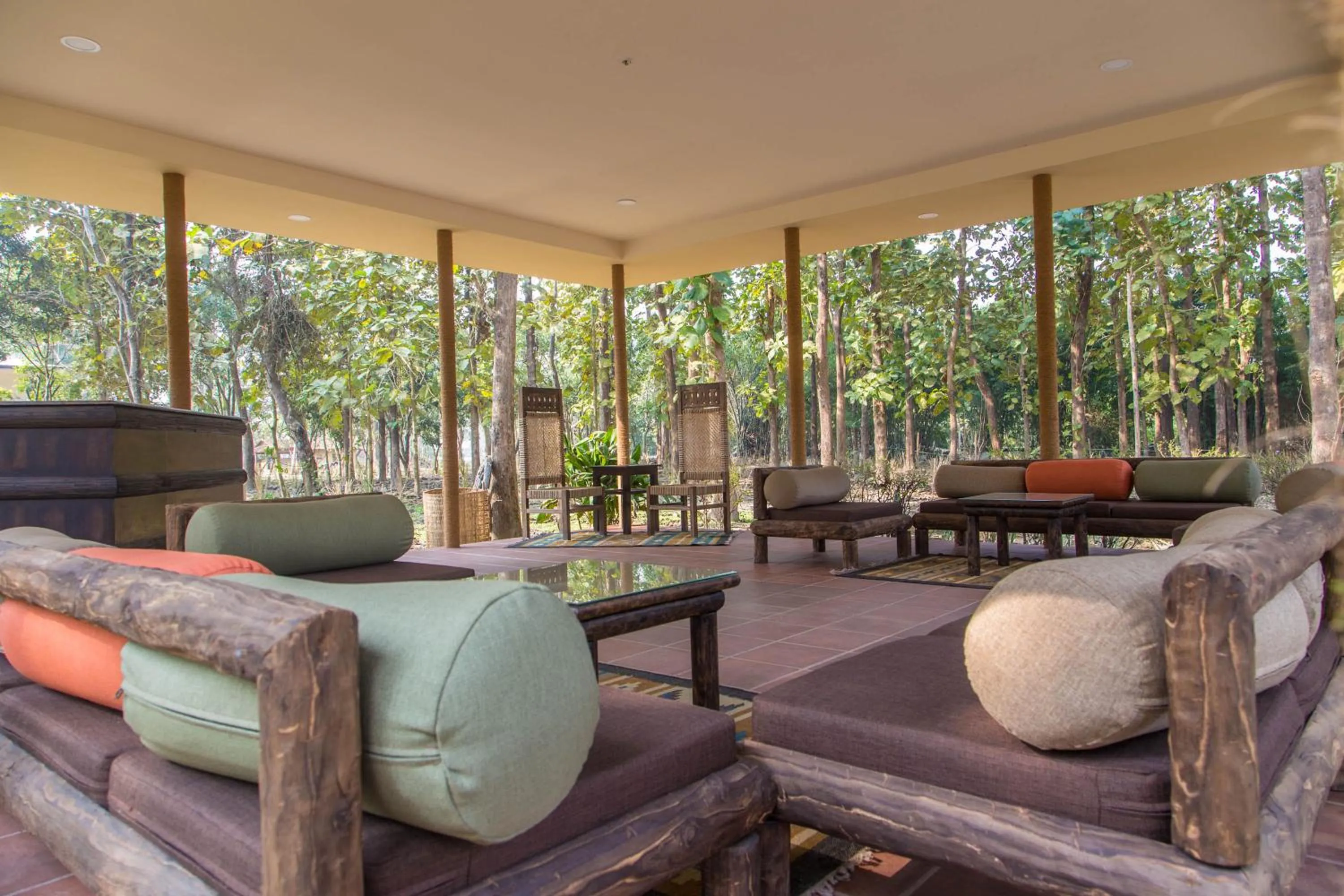 Balcony/Terrace in Jagatpur Lodge by Annapurna