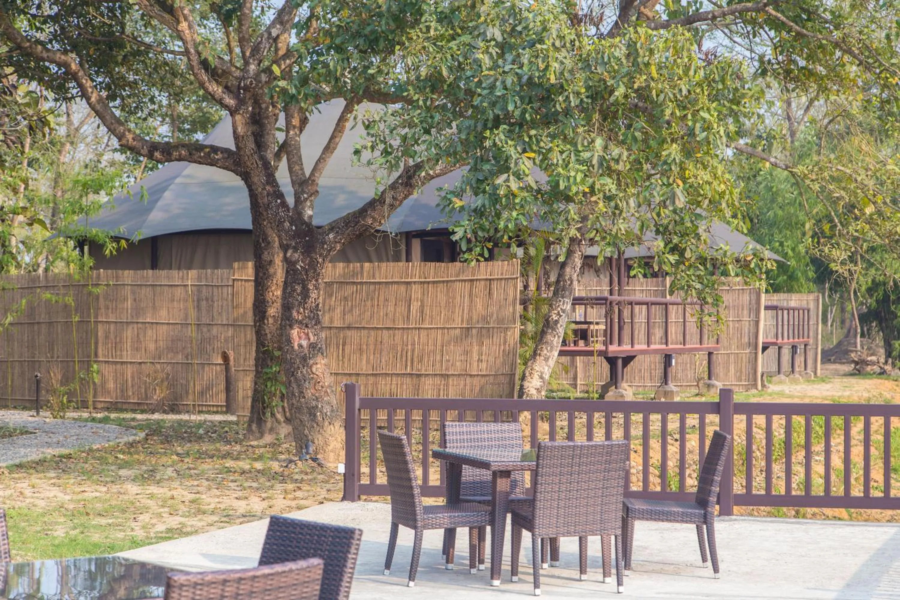 Living room in Jagatpur Lodge by Annapurna
