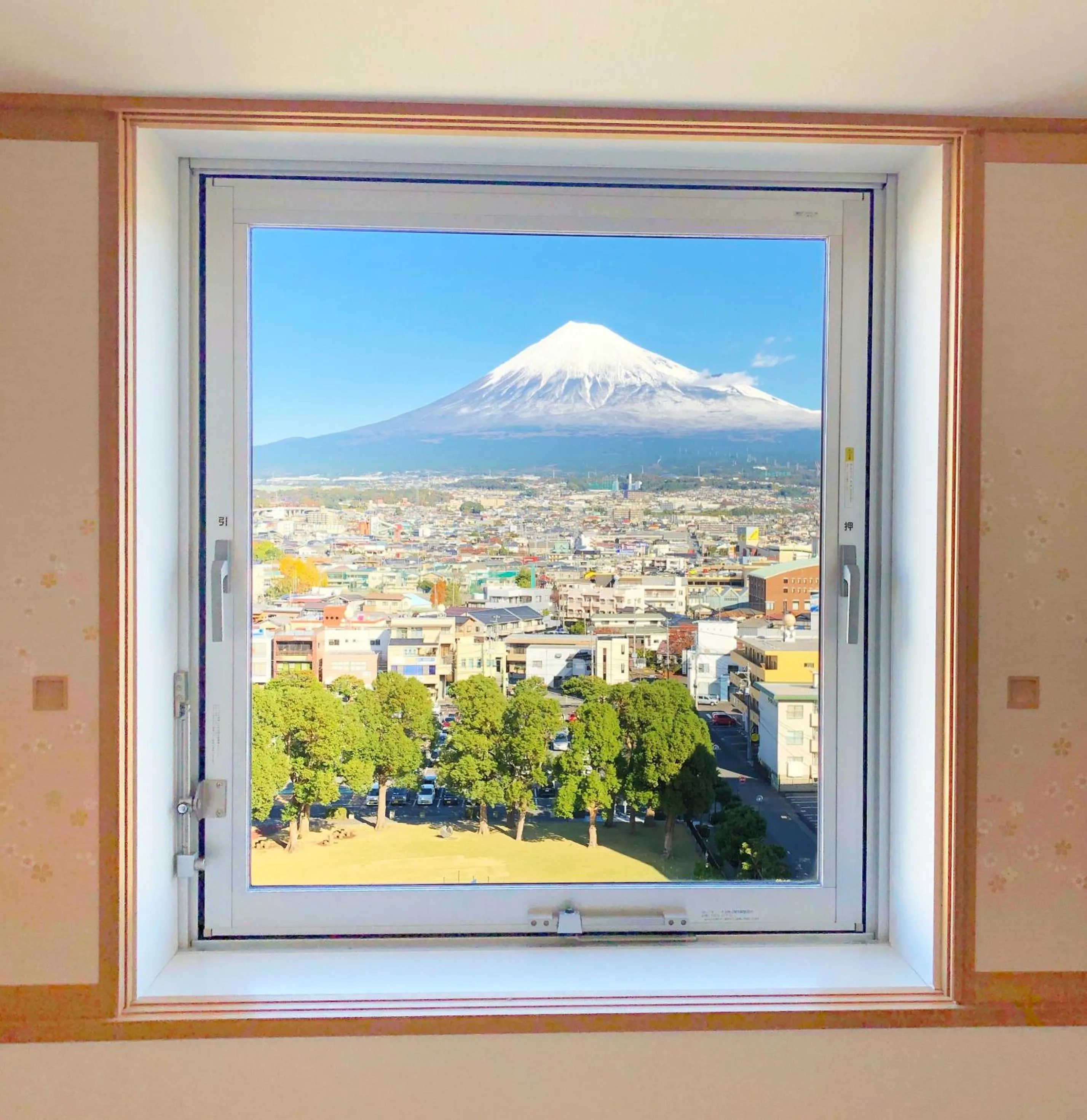 Mountain view in Hotel Nishimura