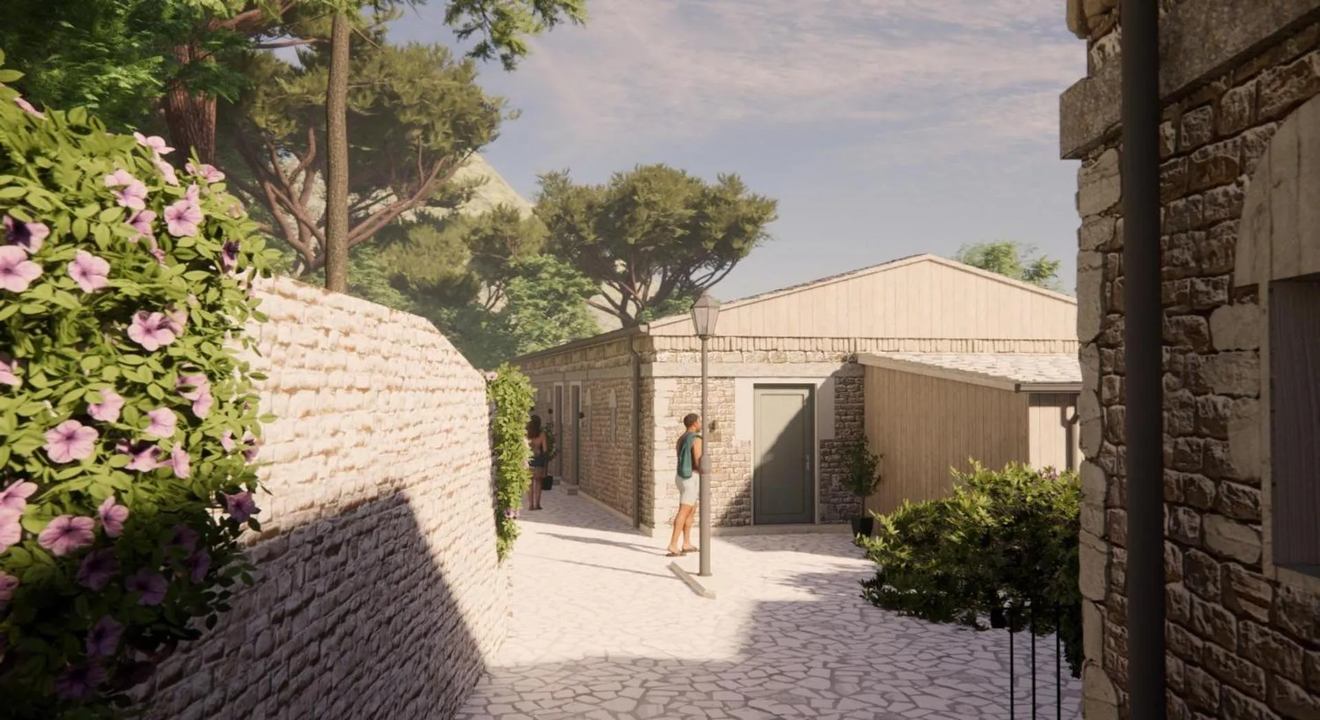 Property building in Makryammos