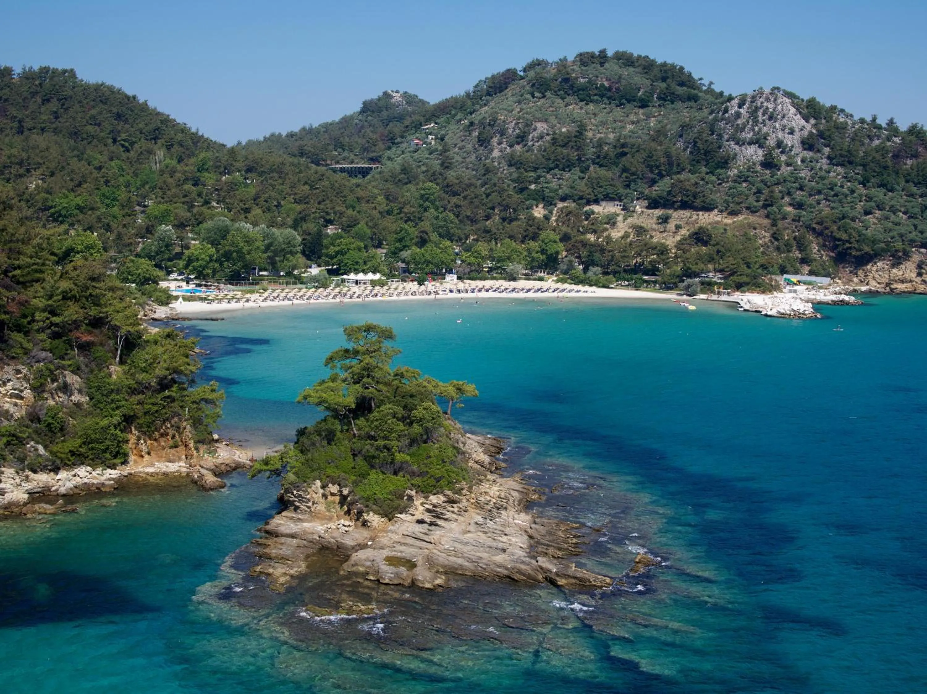 Natural landscape in Makryammos