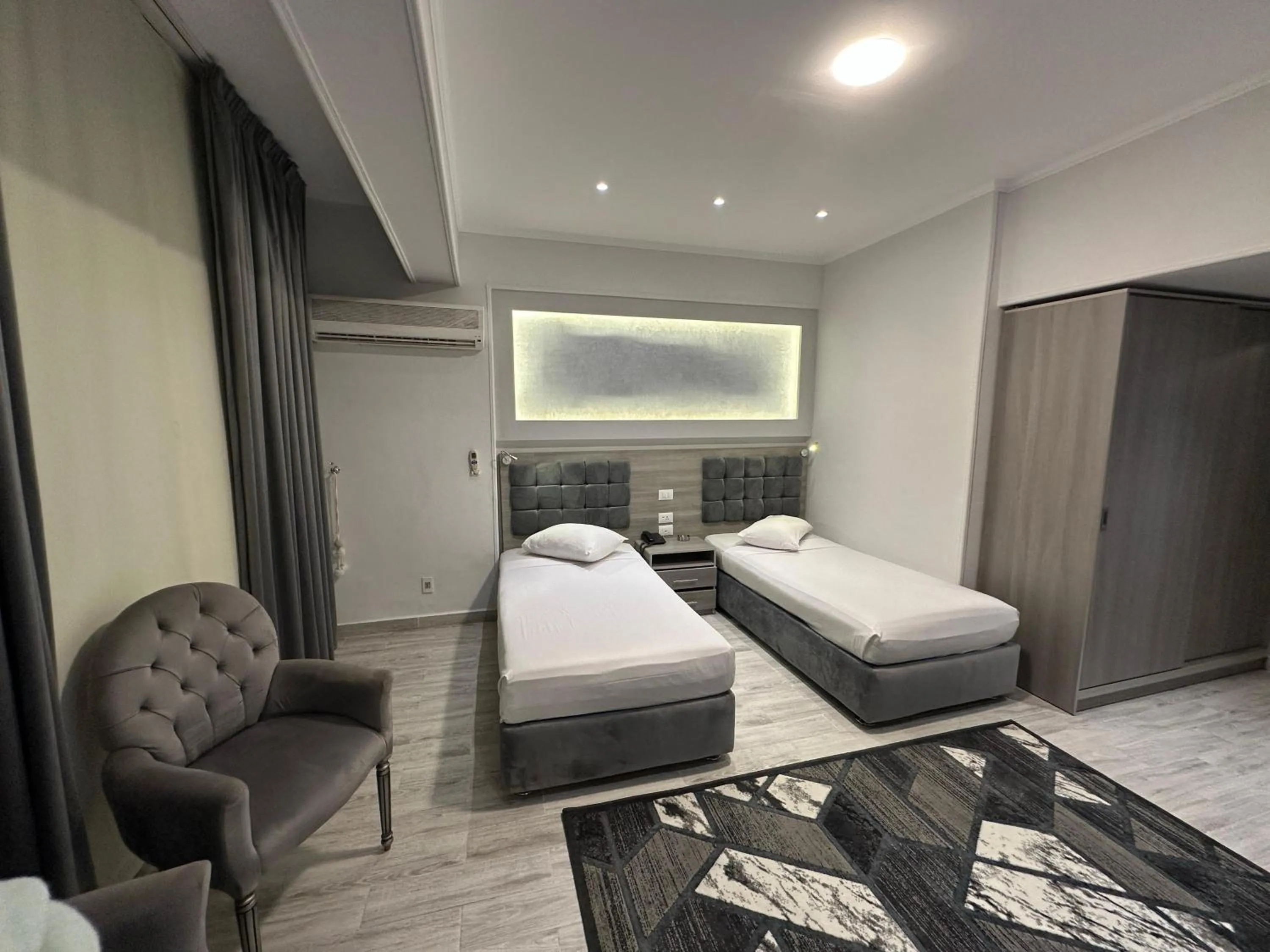 Bed in Aura Inn Hotel Cairo