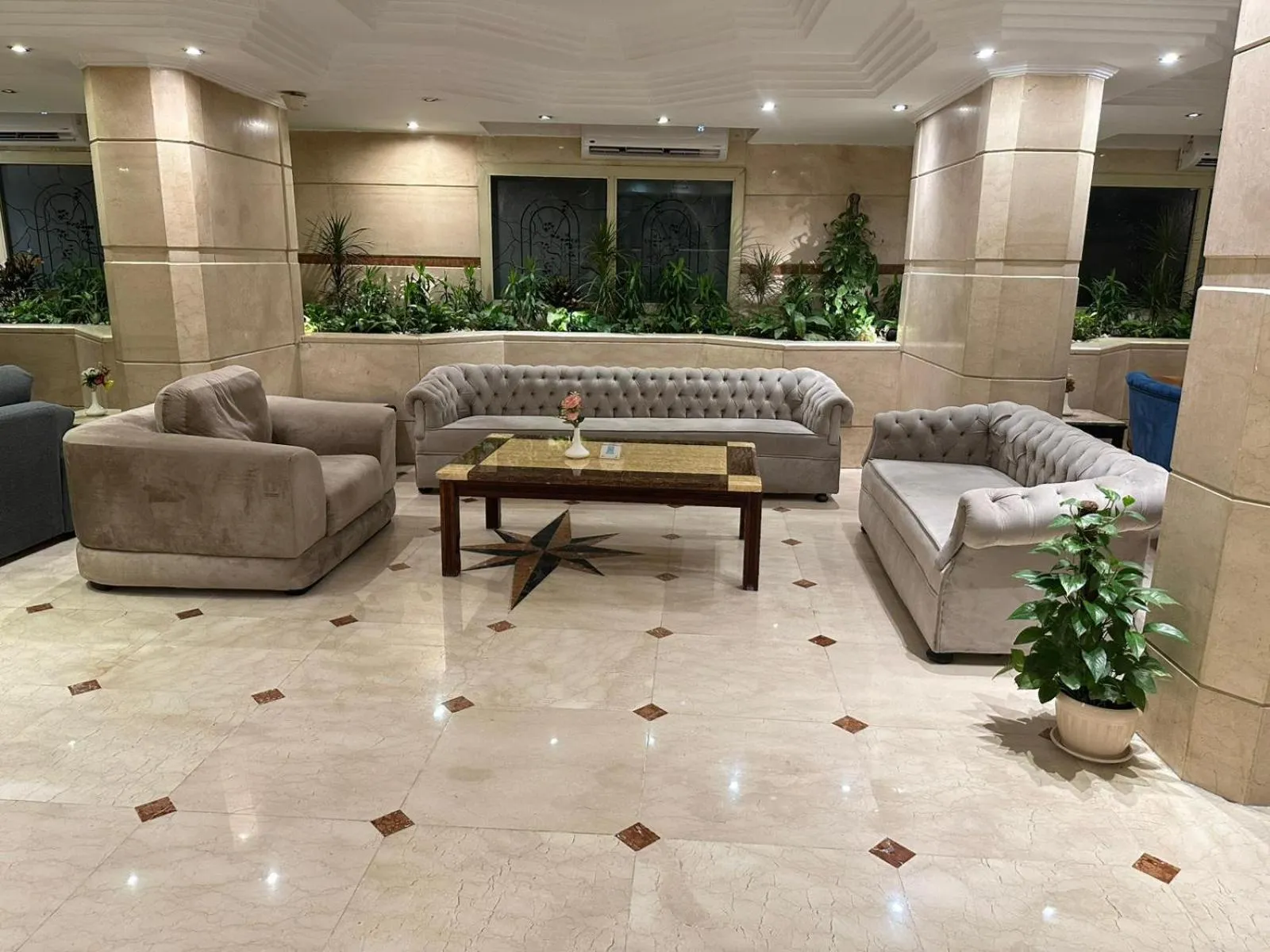 Lobby or reception in Aura Inn Hotel Cairo