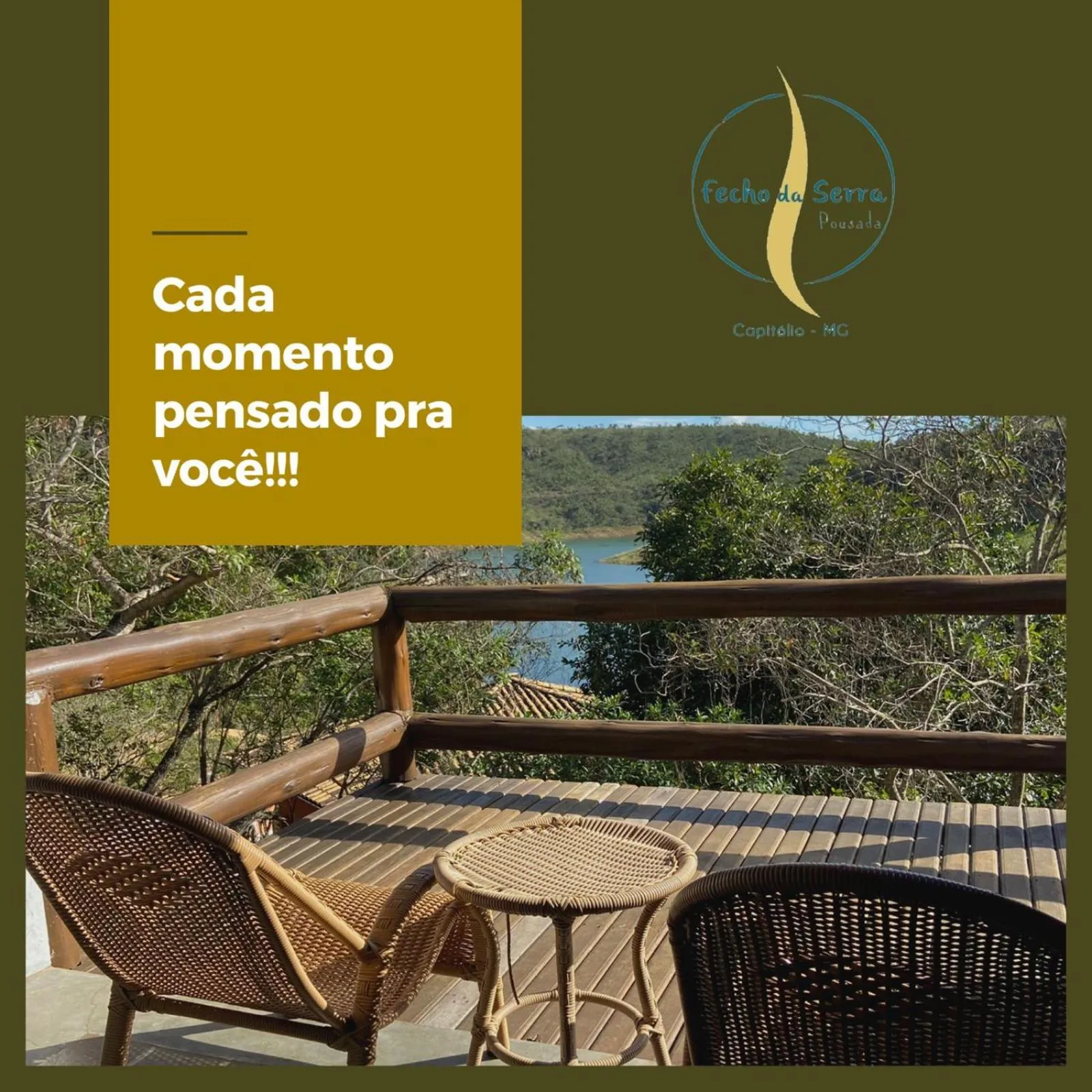 Balcony/Terrace in Pousada Fecho da Serra