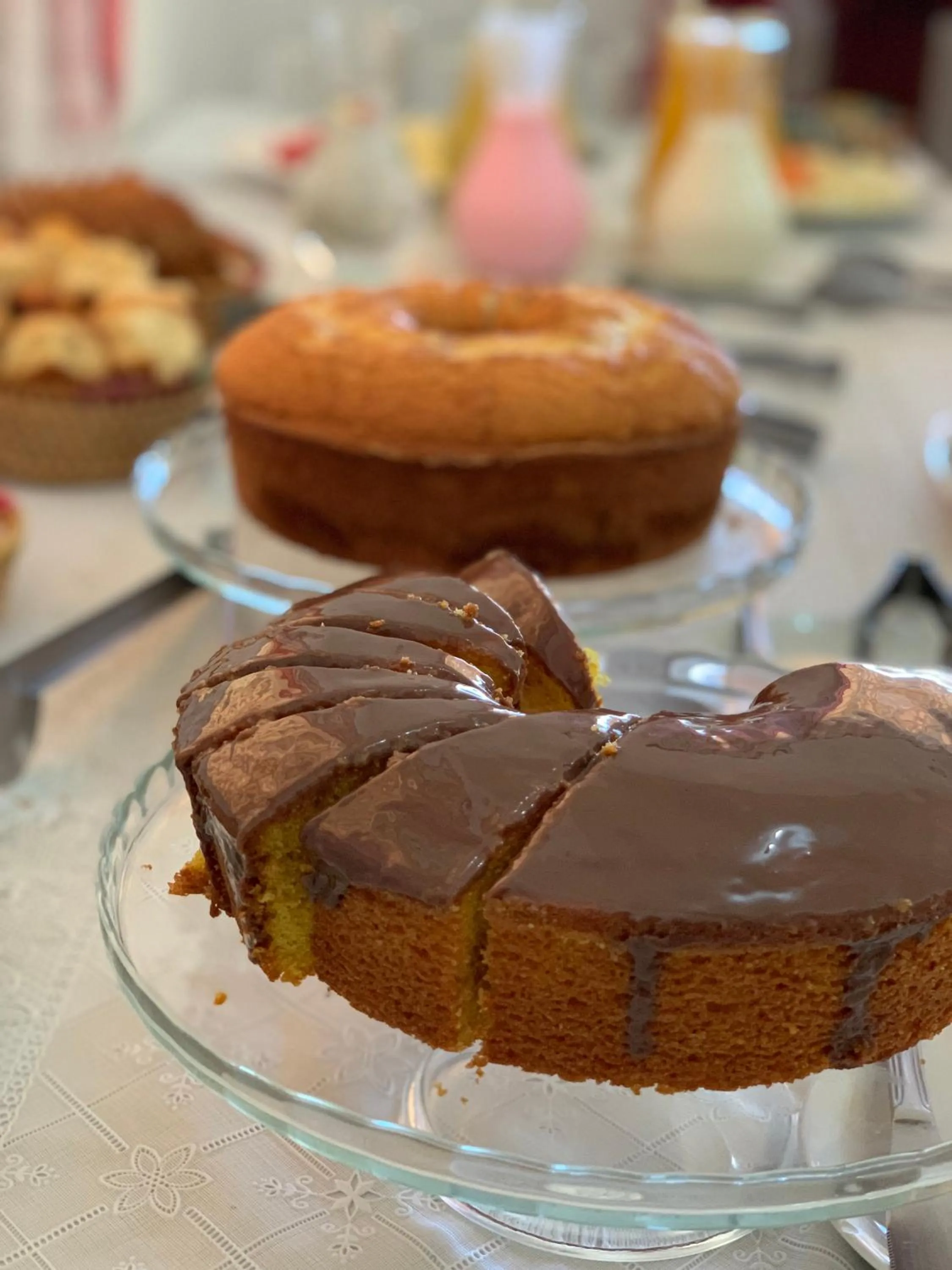 Buffet breakfast in Pousada Fecho da Serra