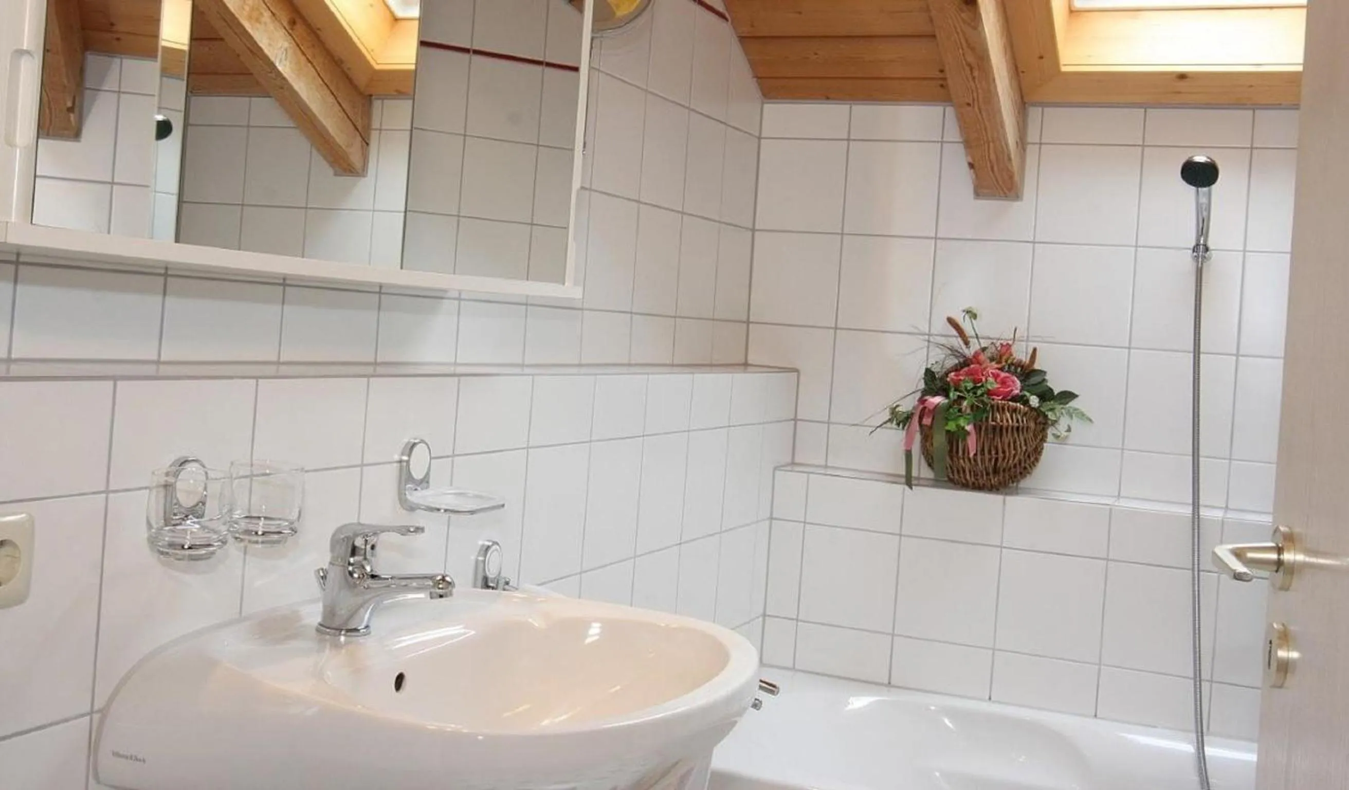 Bathroom in Ferienhäuser "In der Waldperle"