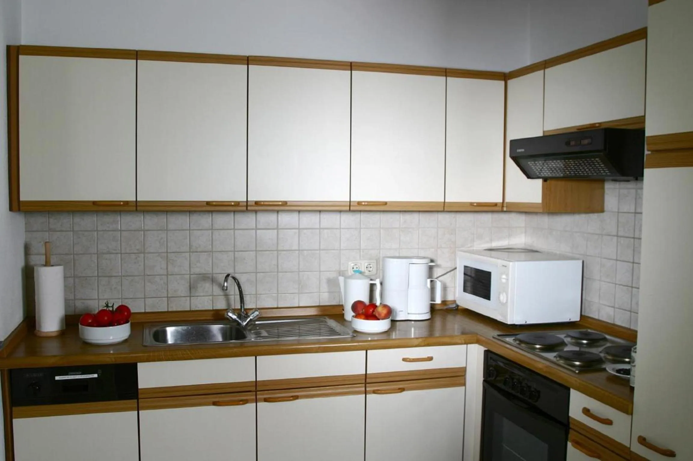 Kitchen or kitchenette in Ferienhäuser "In der Waldperle"