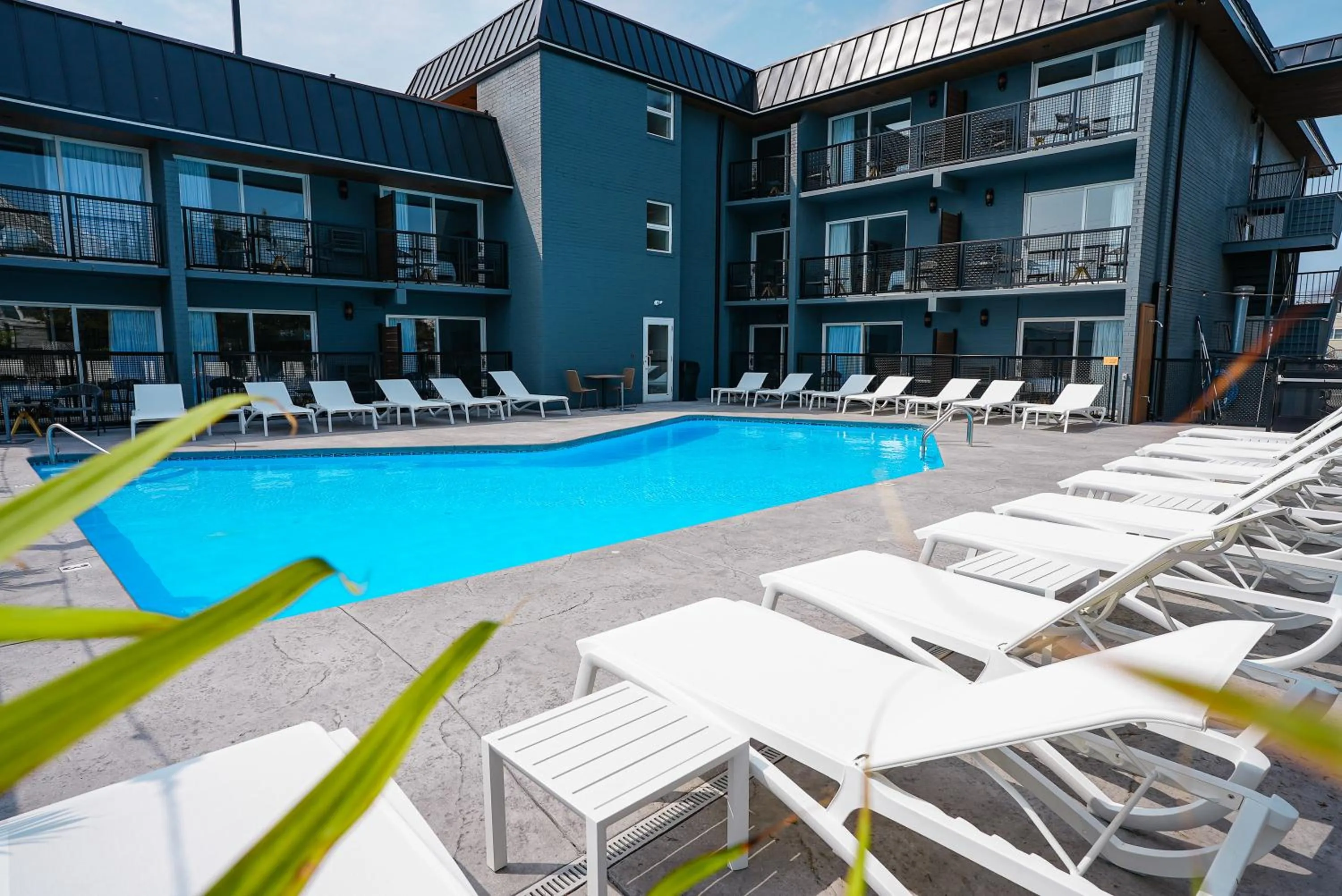 Swimming pool in The Boulevard Hotel