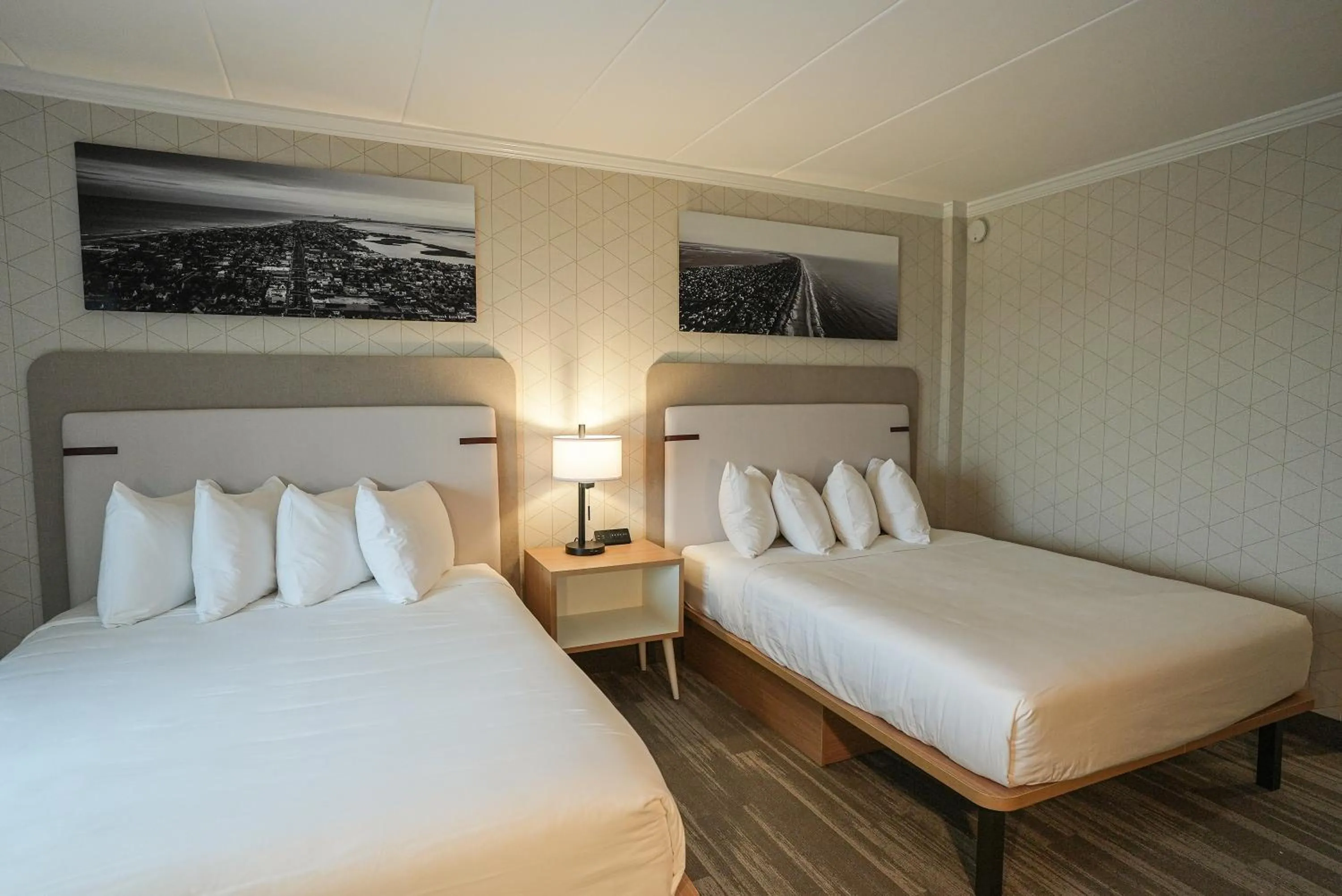 Bed in The Boulevard Hotel