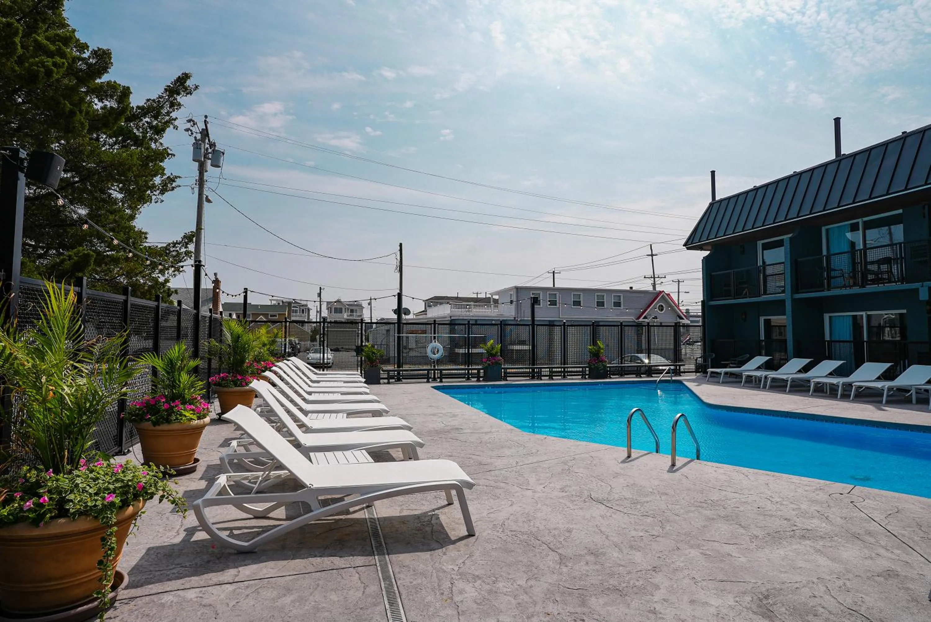 Swimming pool in The Boulevard Hotel