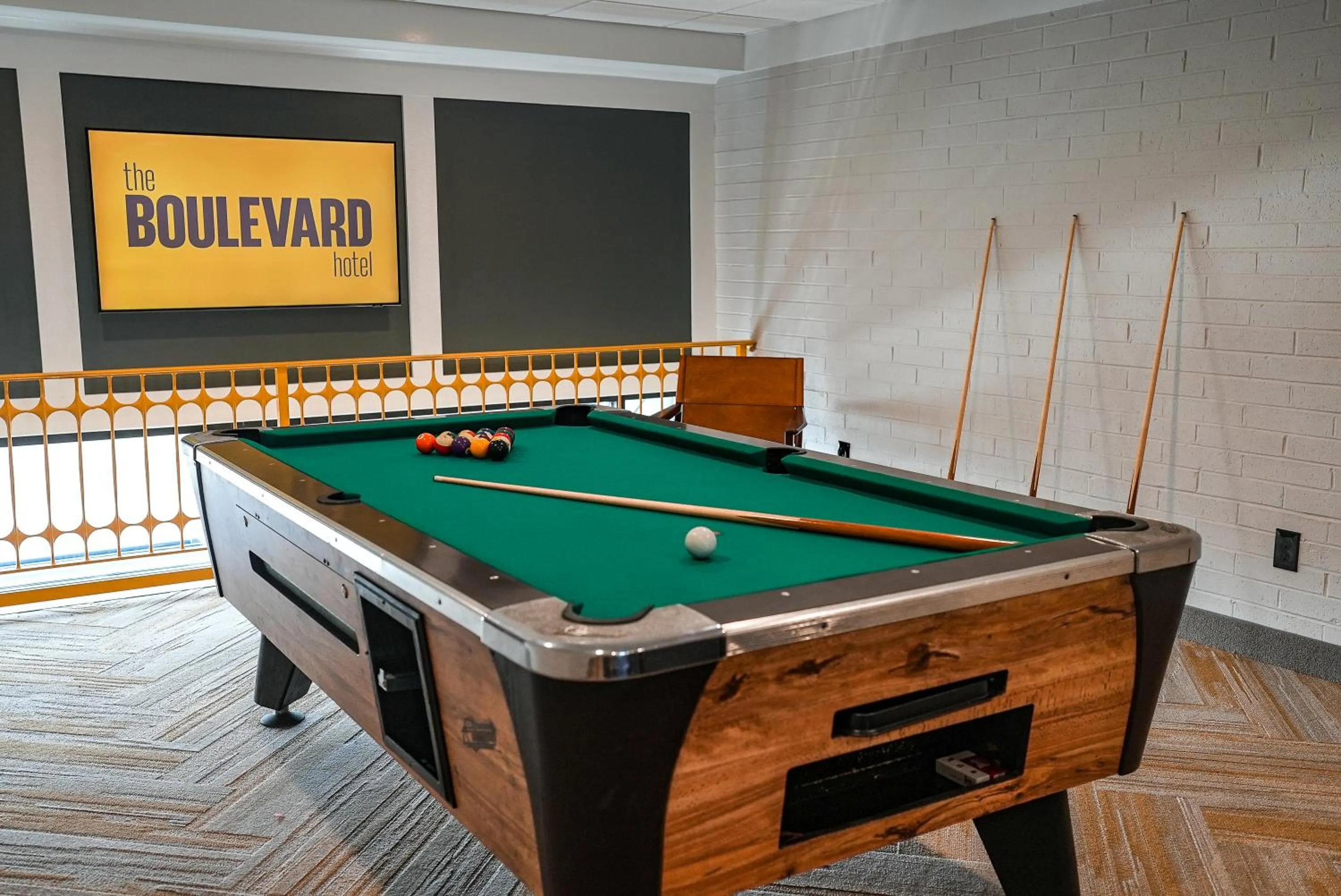 Game Room in The Boulevard Hotel