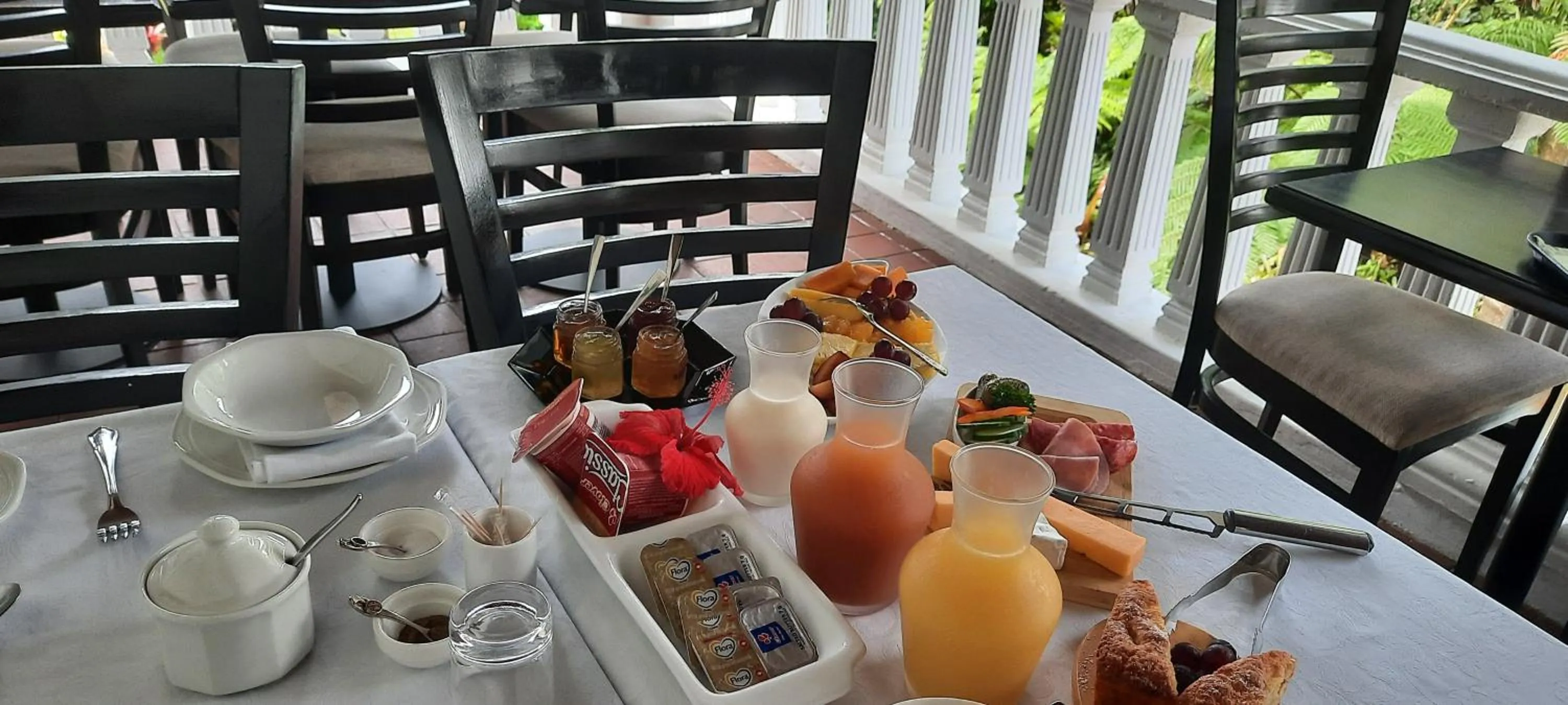 Breakfast in St. Lucia Wetlands Guest House