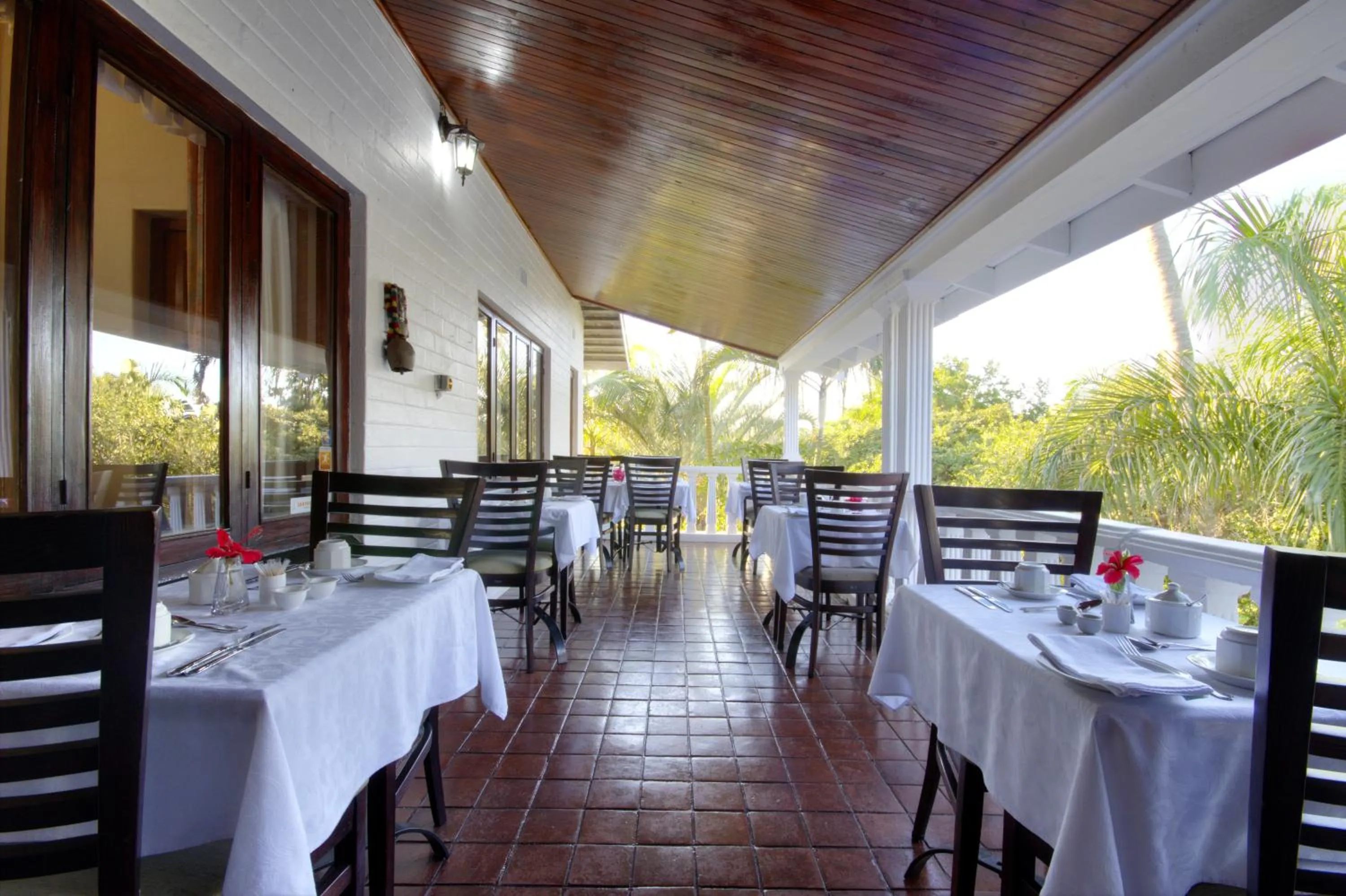 Dining area in St. Lucia Wetlands Guest House