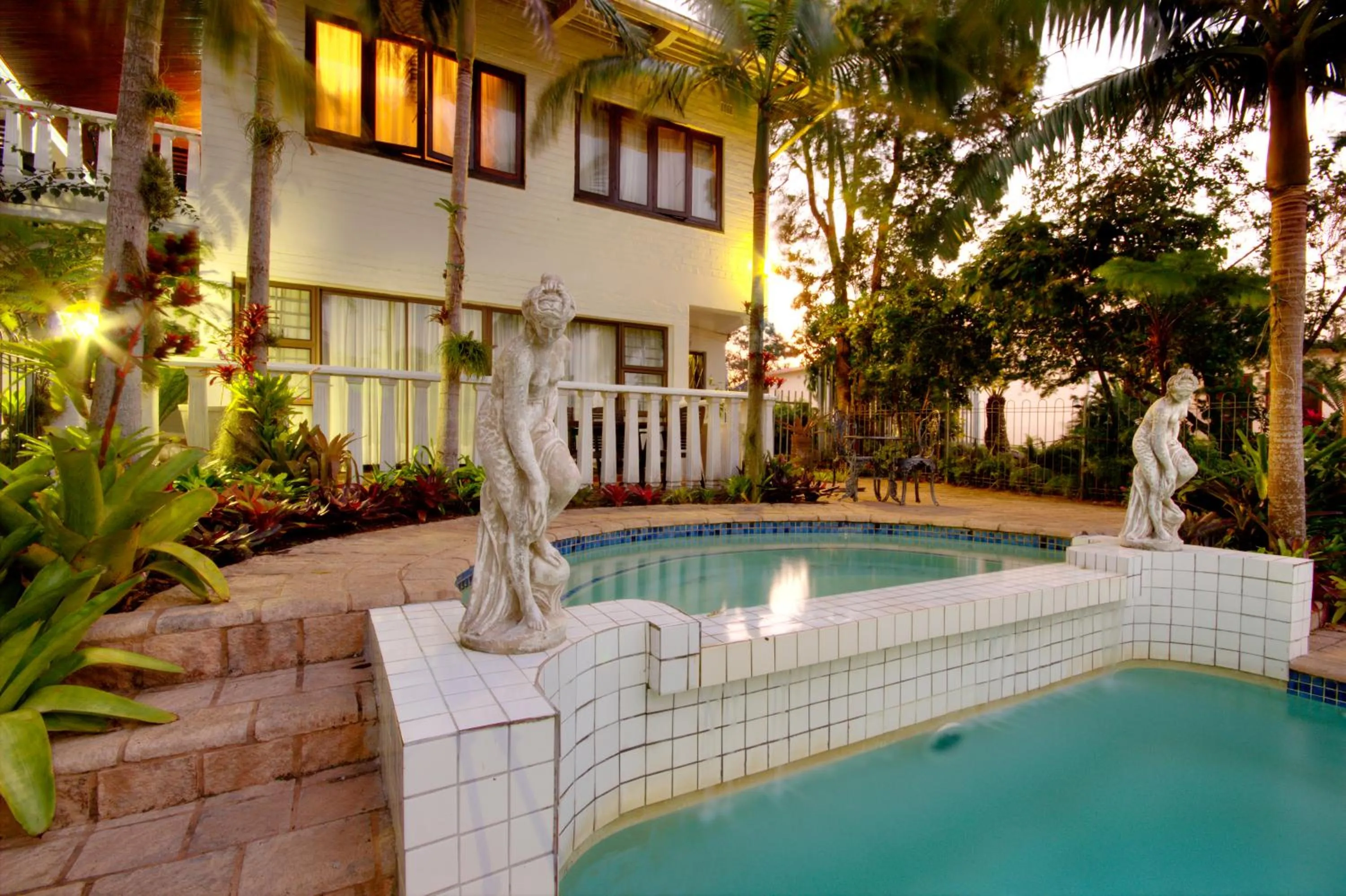 Swimming pool in St. Lucia Wetlands Guest House