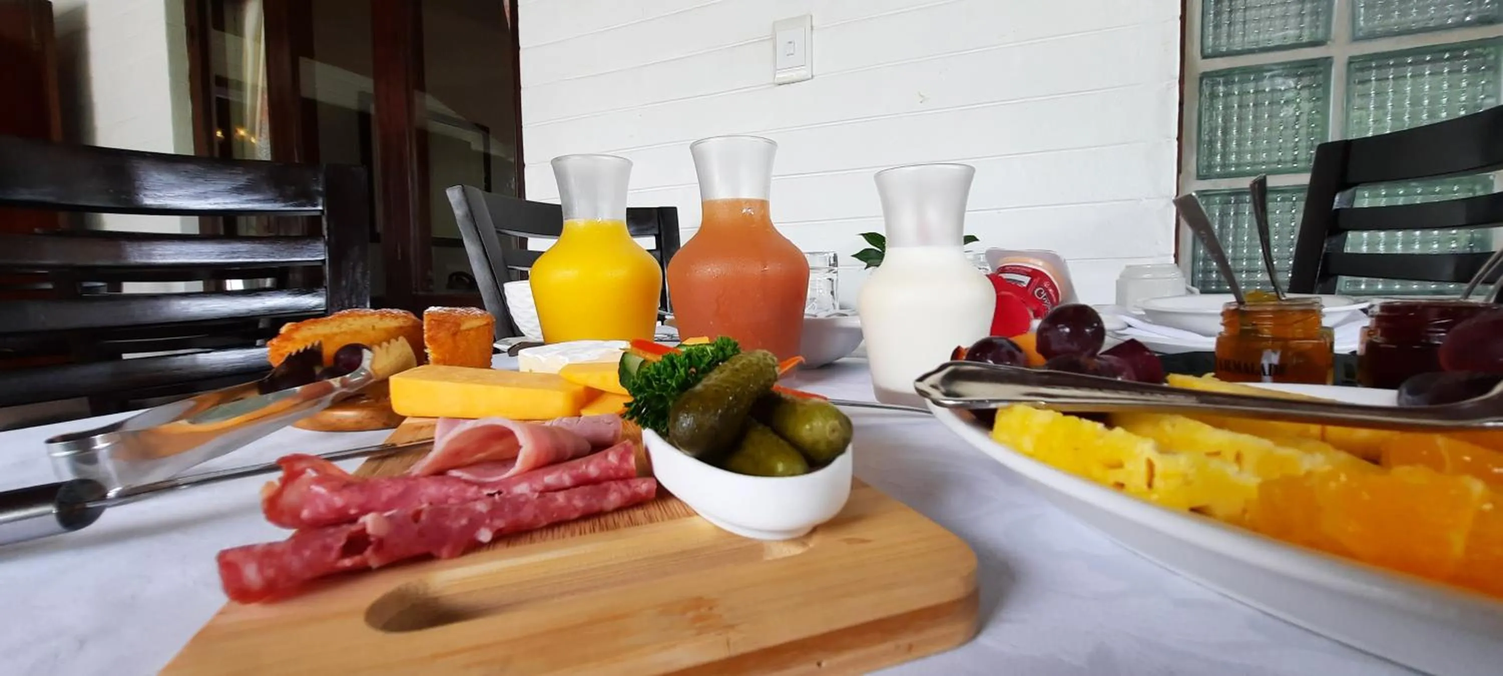 Breakfast in St. Lucia Wetlands Guest House