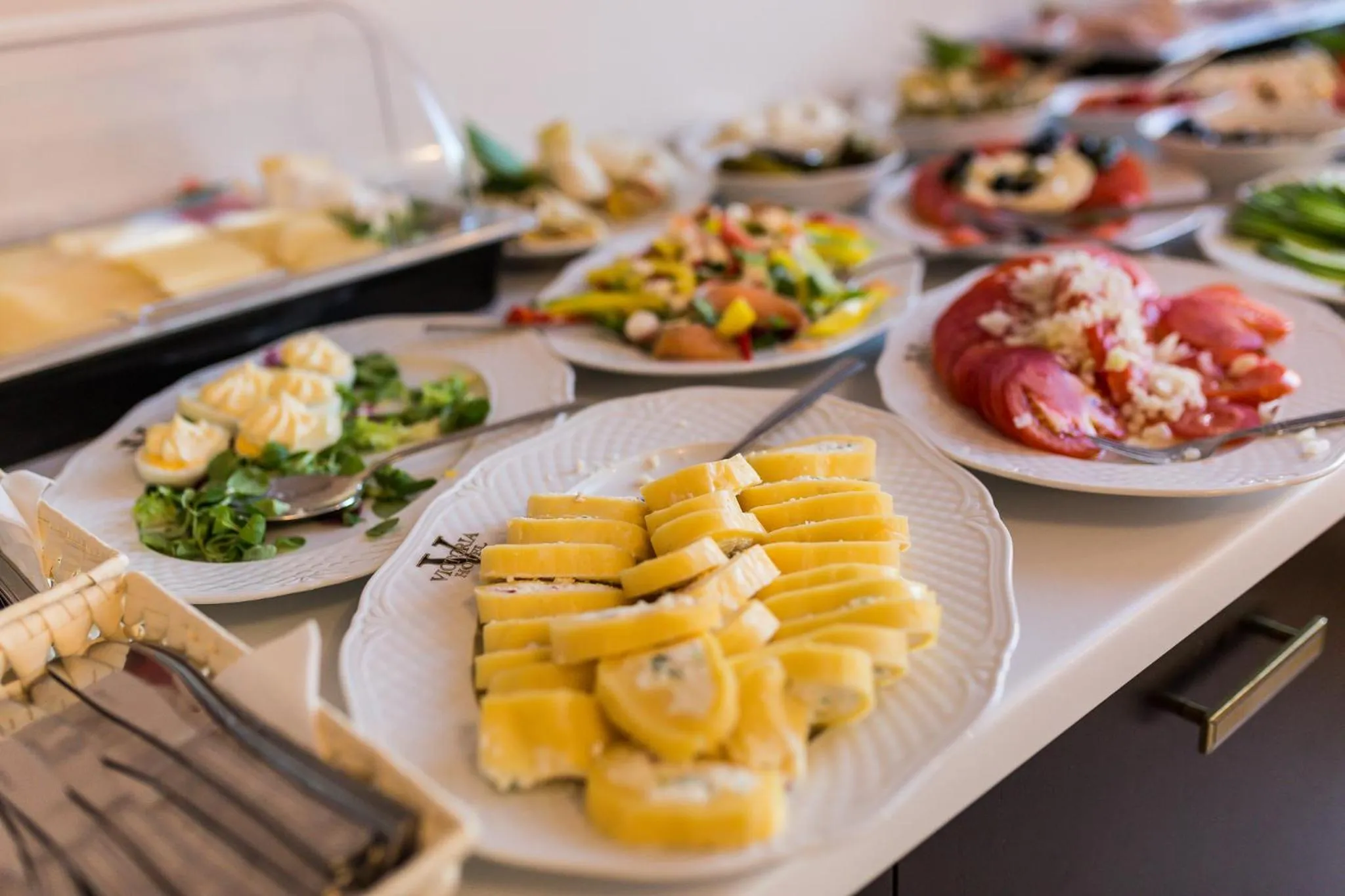 Food and drinks in Hotel Victoria