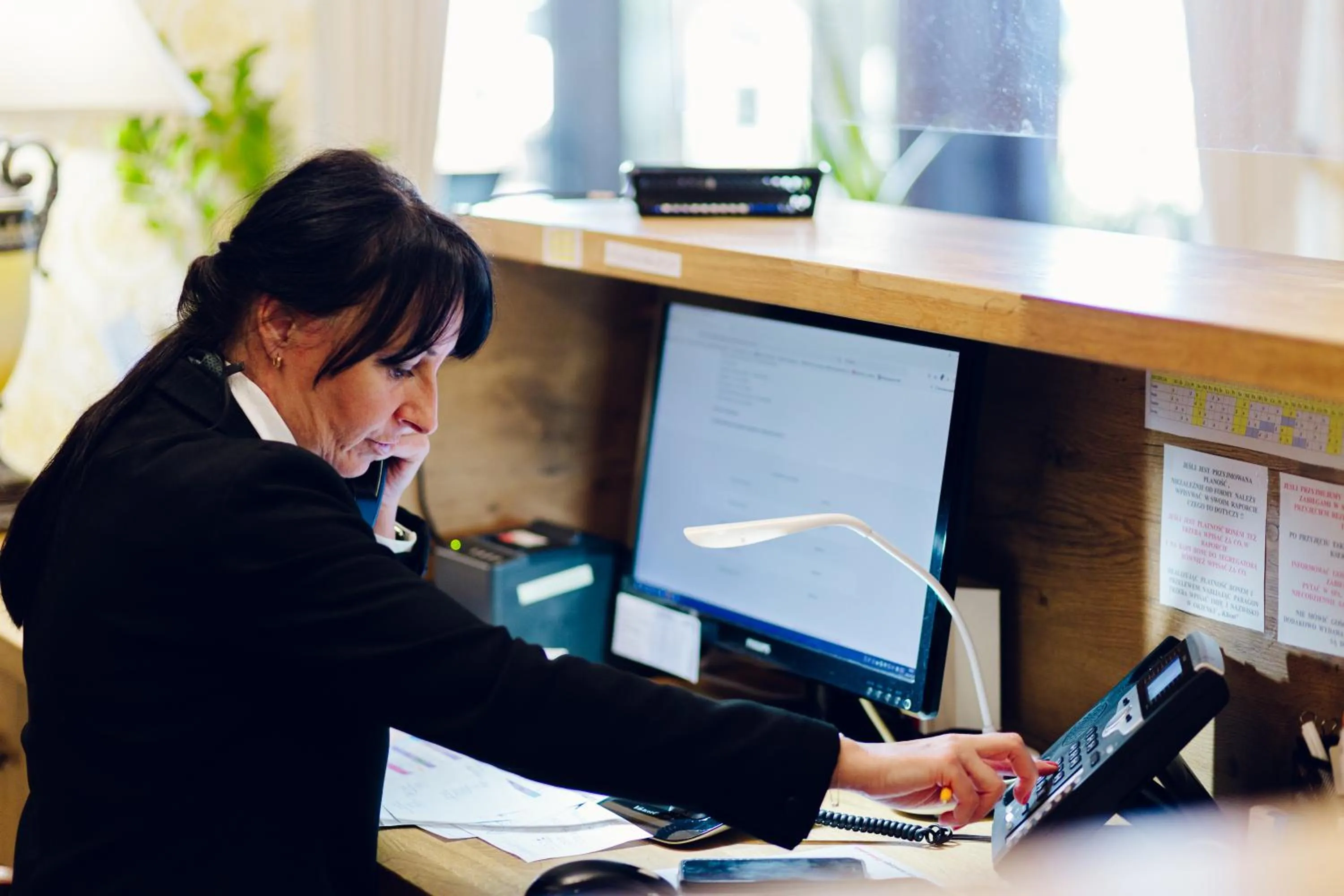 Staff in Hotel Victoria