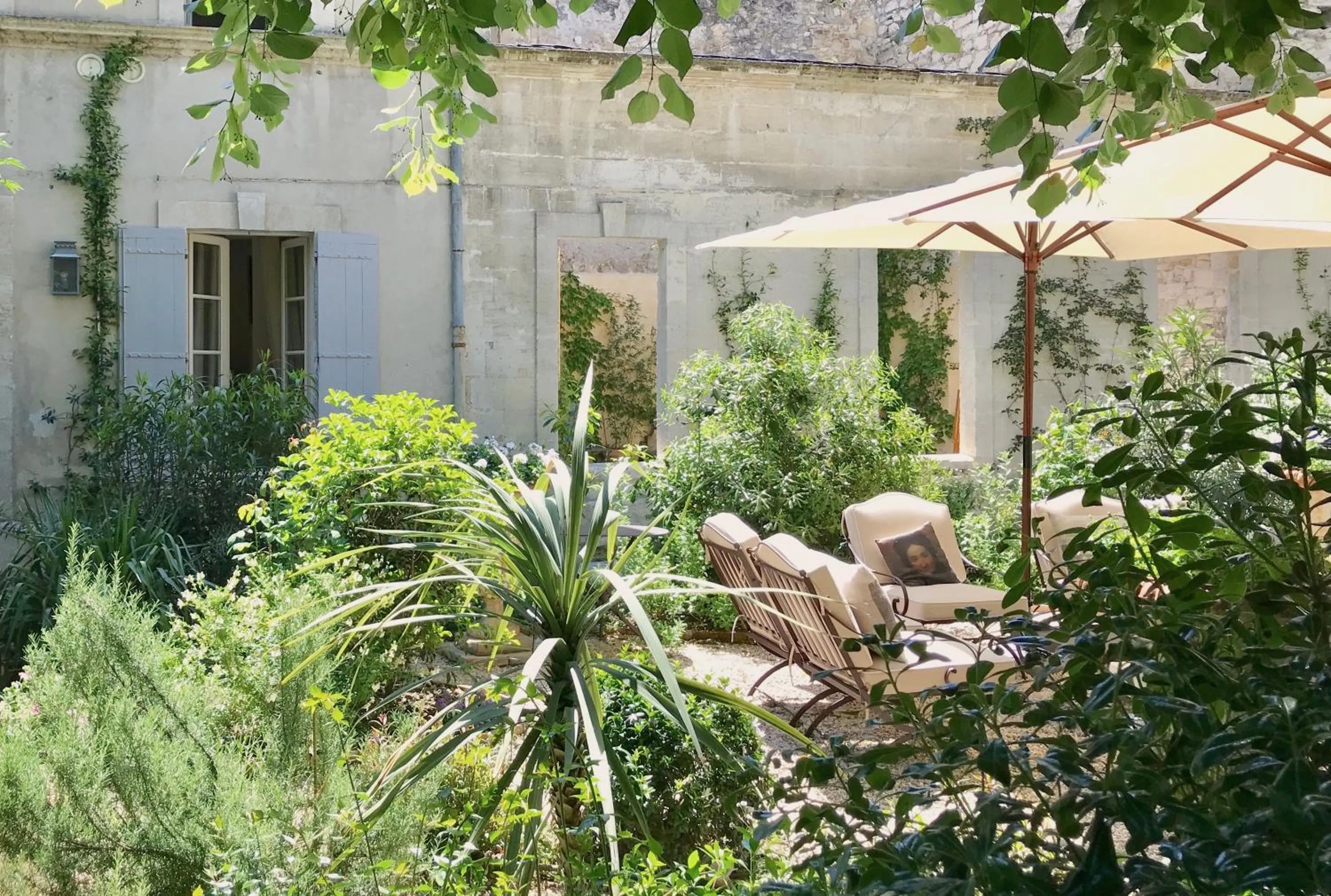 Garden in Le Clos Saluces