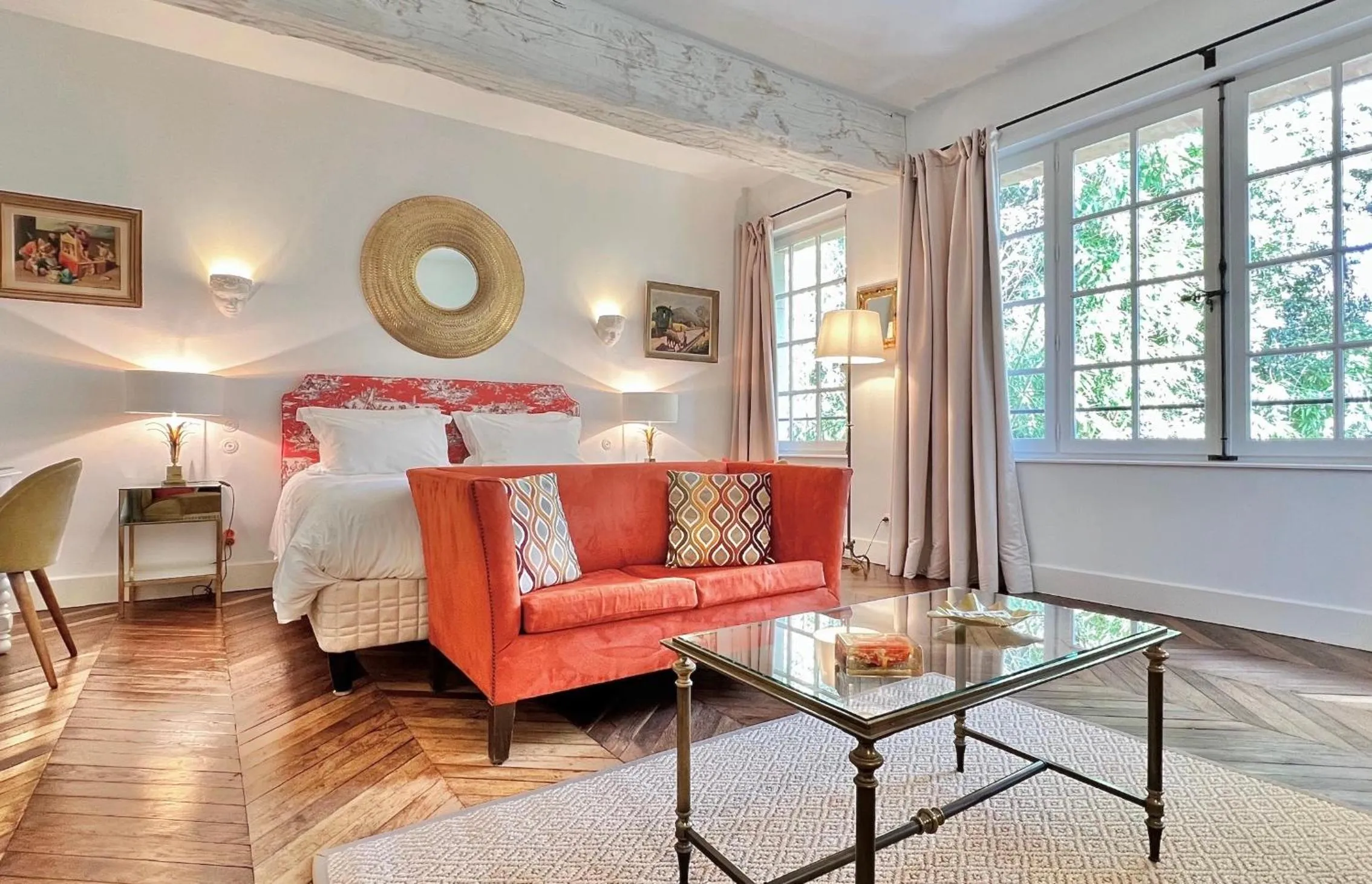 Bed in Le Clos Saluces