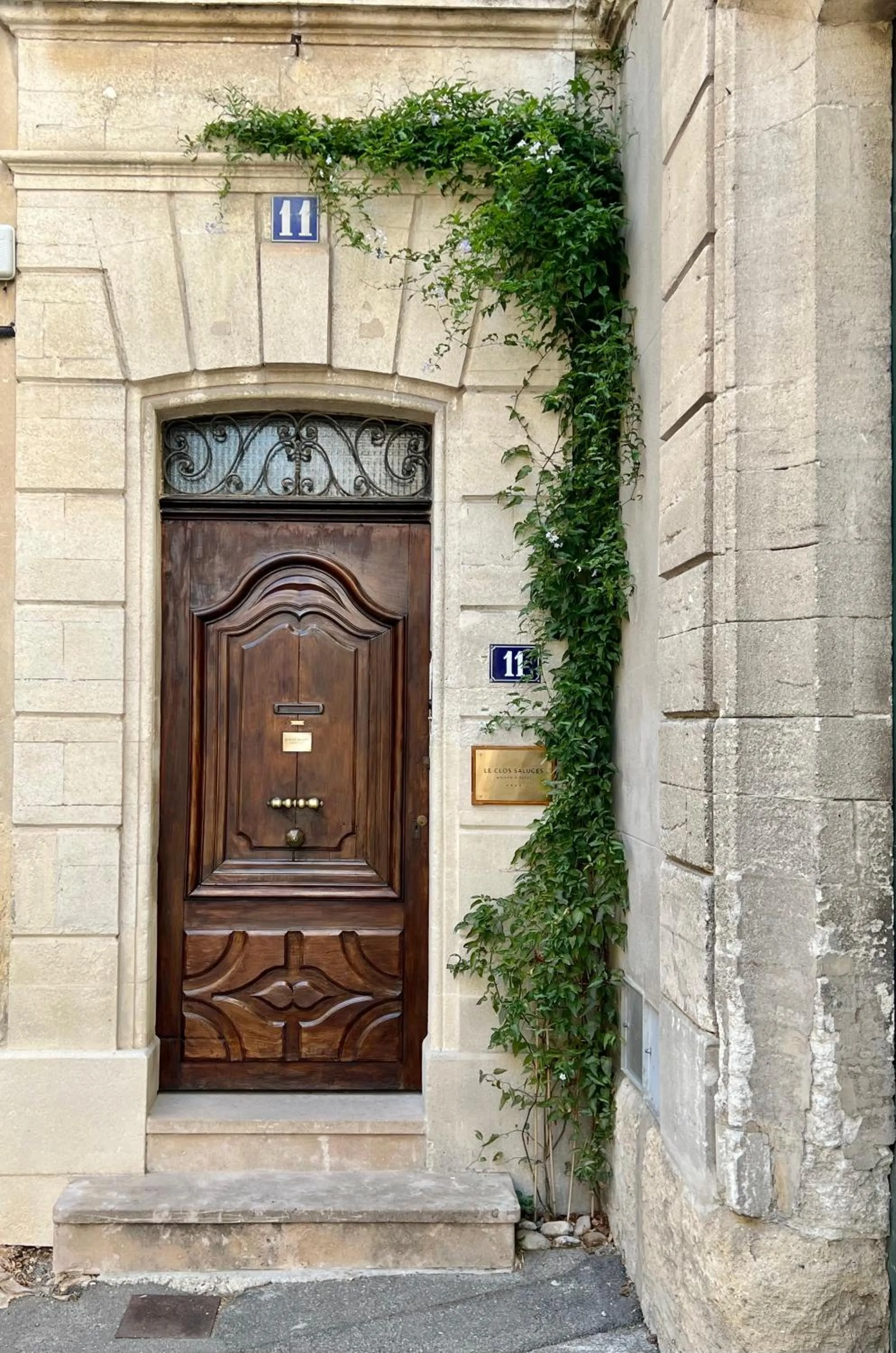 Facade/entrance in Le Clos Saluces