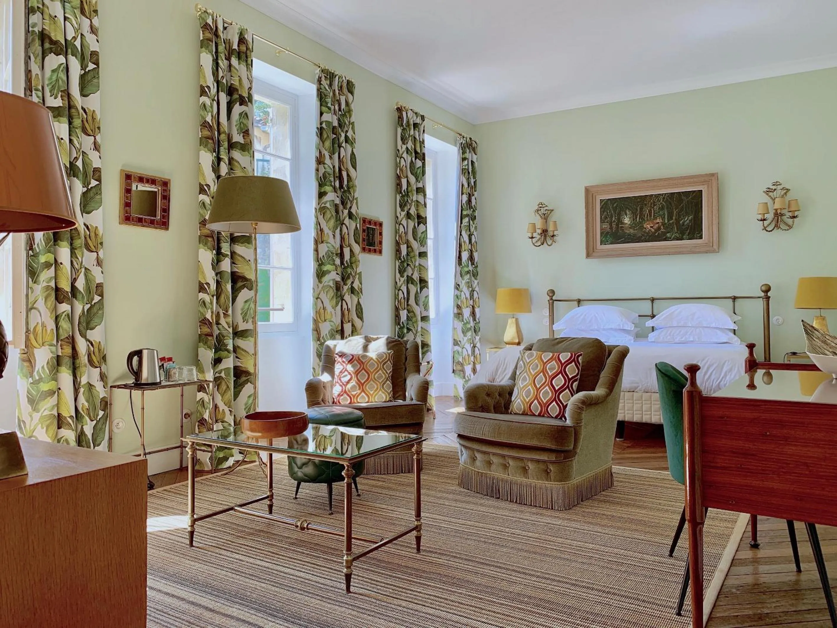 Bed in Le Clos Saluces