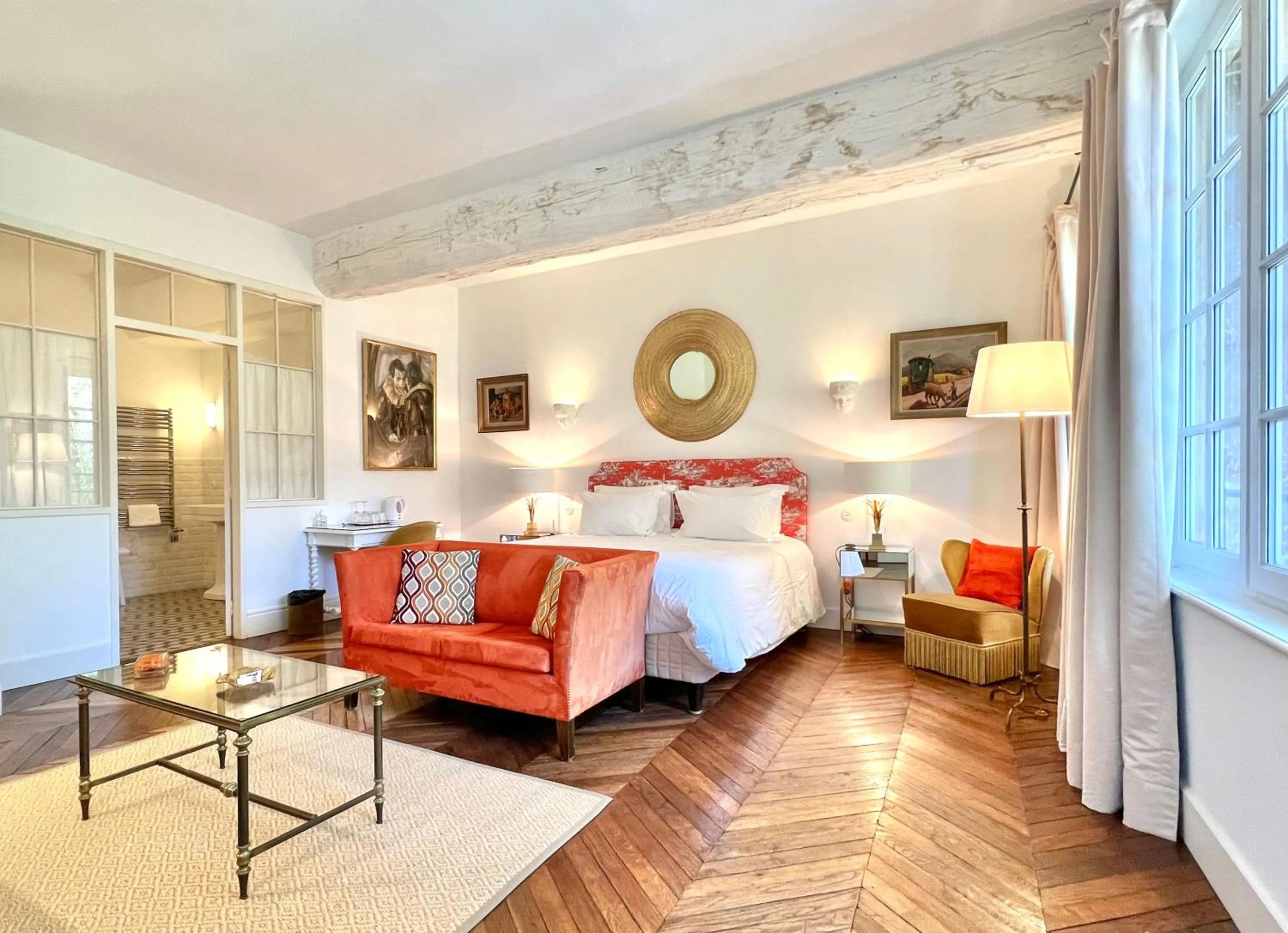 Bed in Le Clos Saluces