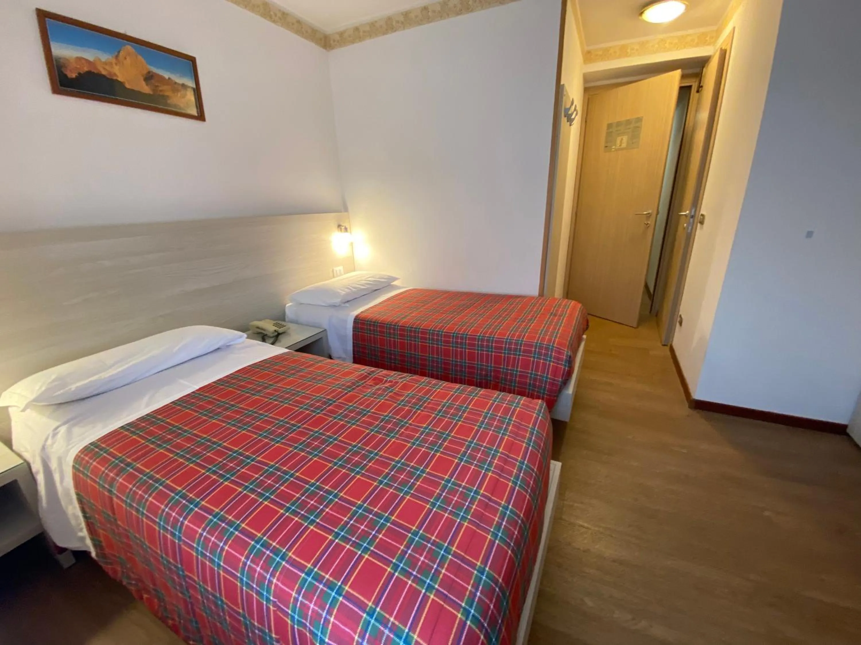 Bed in Hotel International