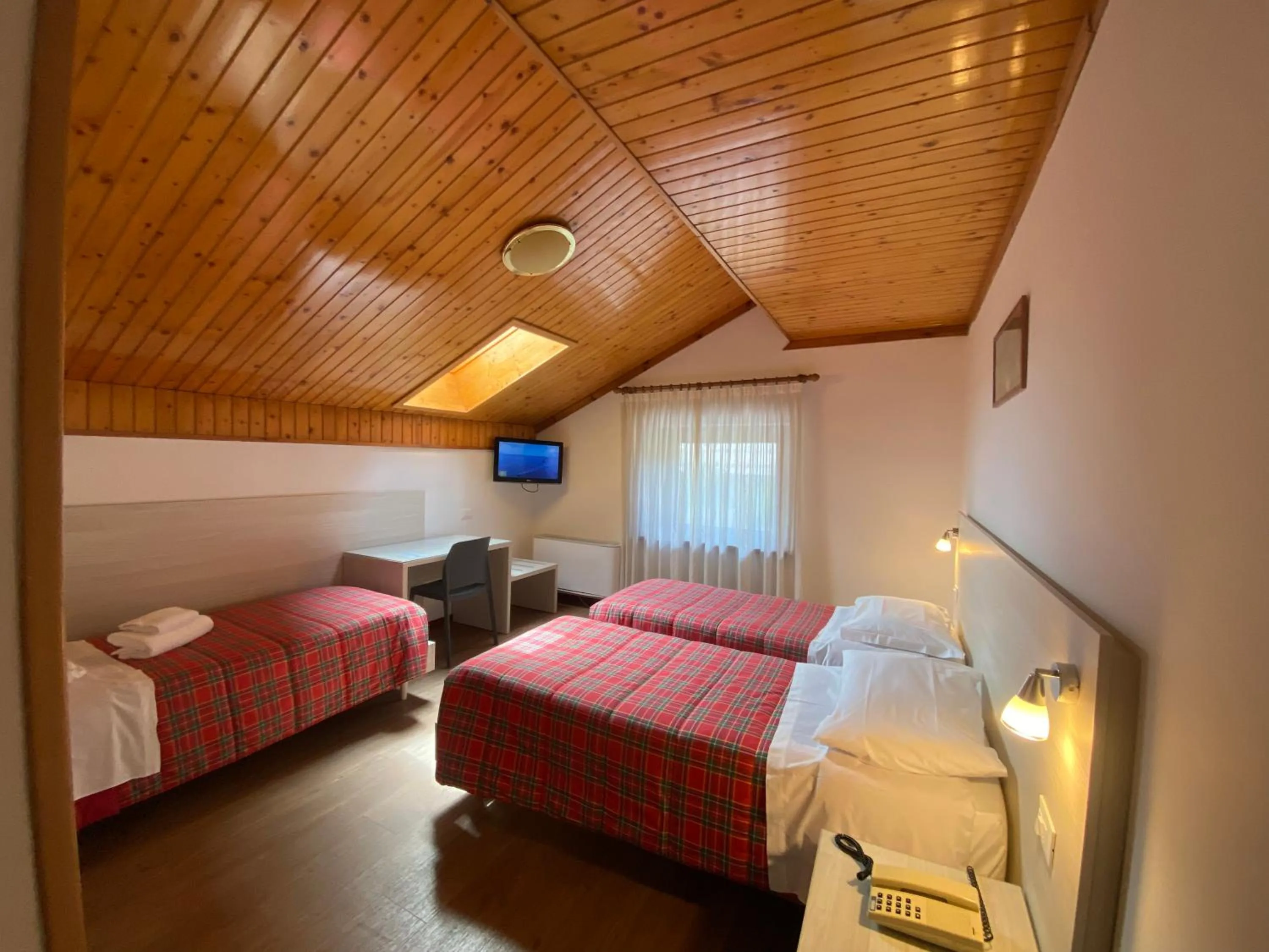 Bed in Hotel International