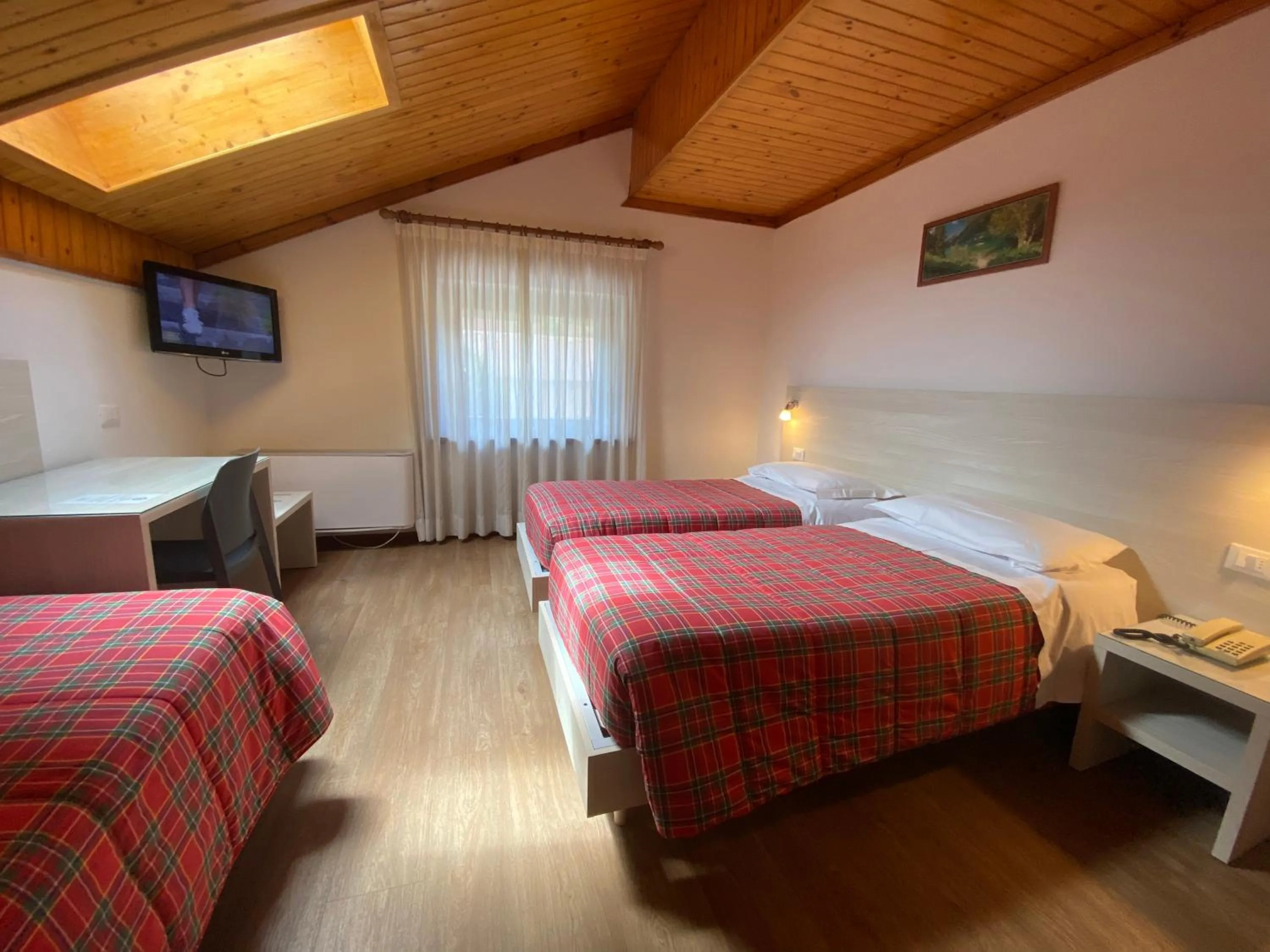 Bed in Hotel International