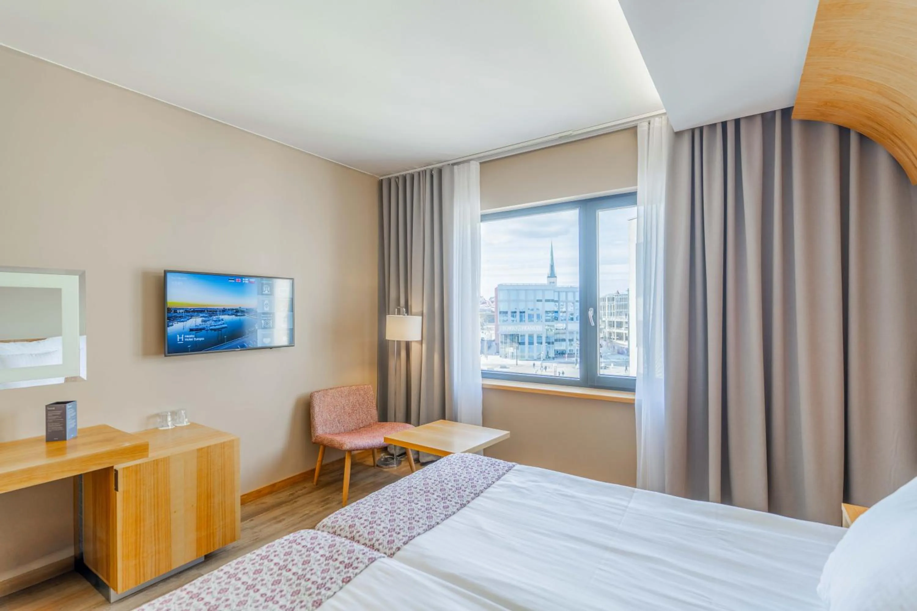 TV and multimedia, Bed in Hestia Hotel Europa