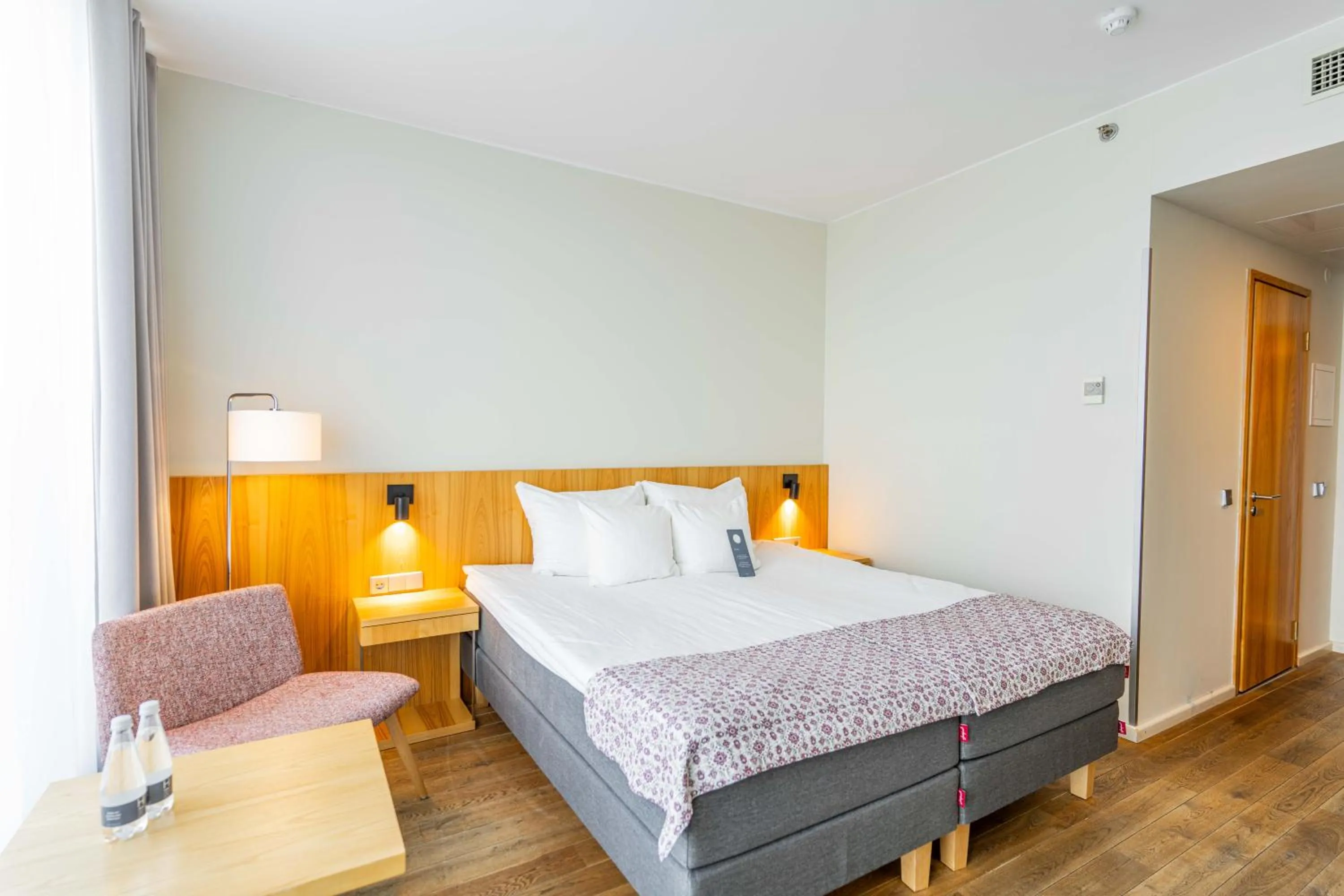 Bed in Hestia Hotel Europa